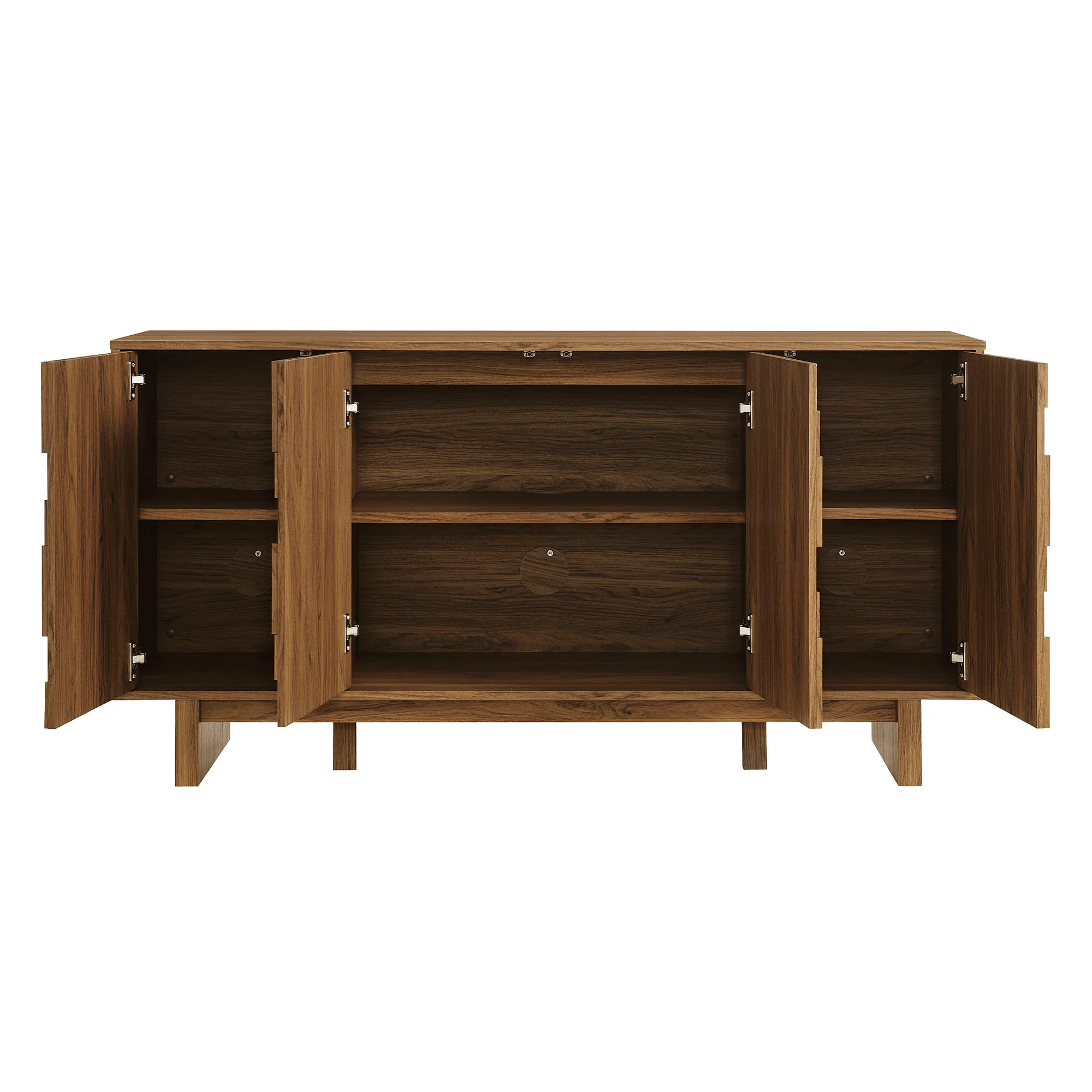 Owen 59 Inch 4 Door Geometric Sideboard by Modway - Image 6