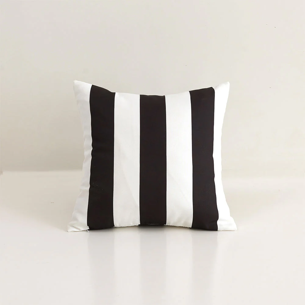 Pack of 1 Stripes/Waving Outdoor Waterproof Throw Pillow (With Insert ) size 12"x20" or 18"x18" - Image 10