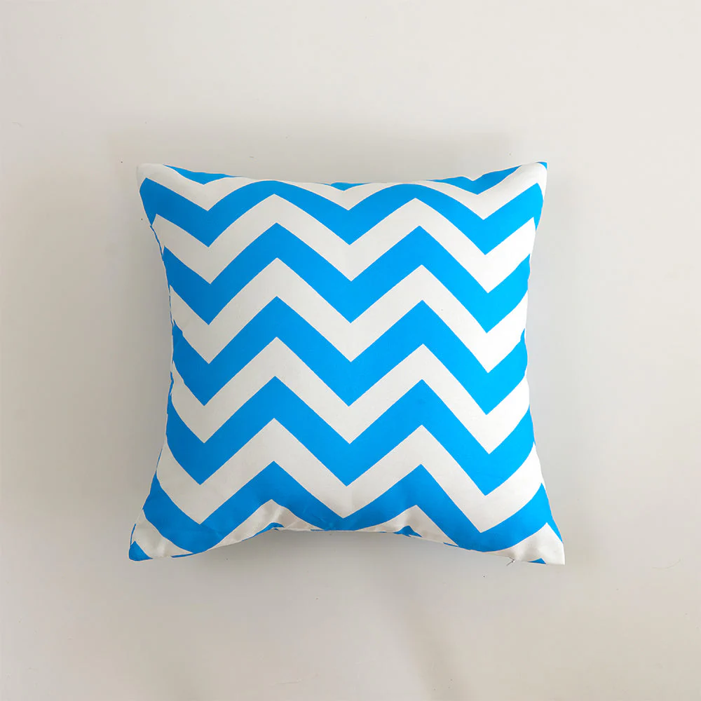 Pack of 1 Stripes/Waving Outdoor Waterproof Throw Pillow (With Insert ) size 12"x20" or 18"x18" - Image 8