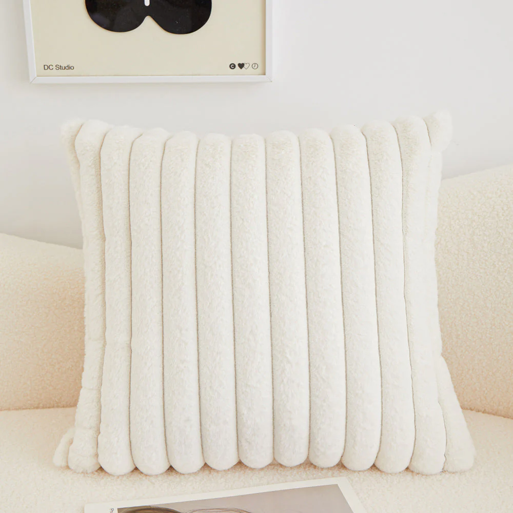 Pack of 2 Polyester Blend Square Throw Pillows & 450g Insert reversible sides, removable cover size 18x18 inch - Image 2