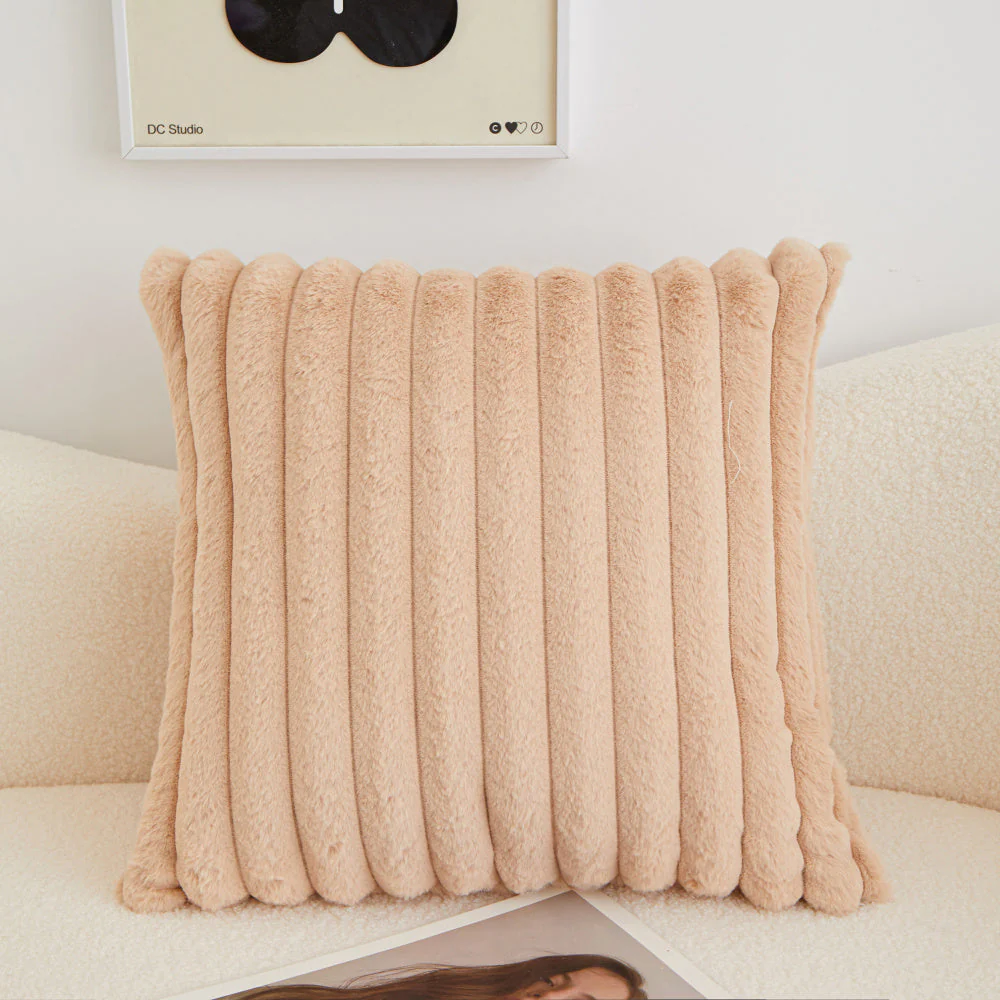Pack of 2 Polyester Blend Square Throw Pillows & 450g Insert reversible sides, removable cover size 18x18 inch - Image 3