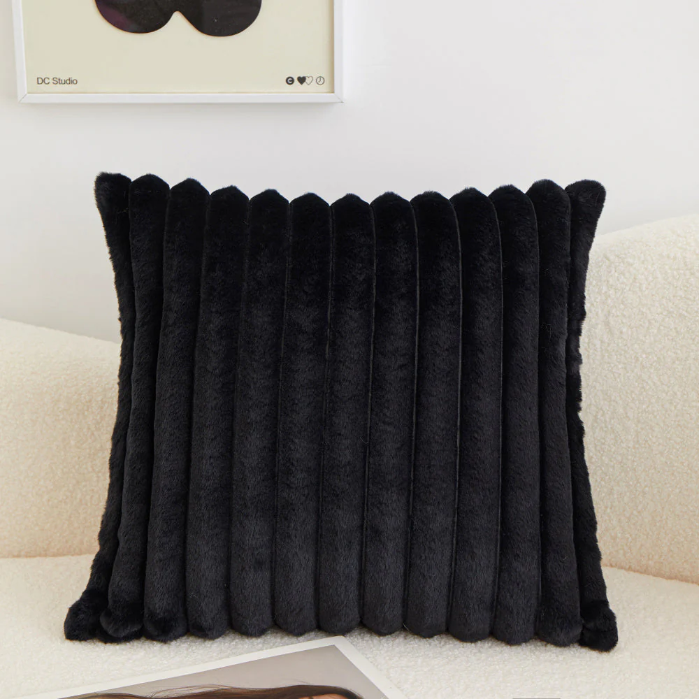 Pack of 2 Polyester Blend Square Throw Pillows & 450g Insert reversible sides, removable cover size 18x18 inch - Image 7