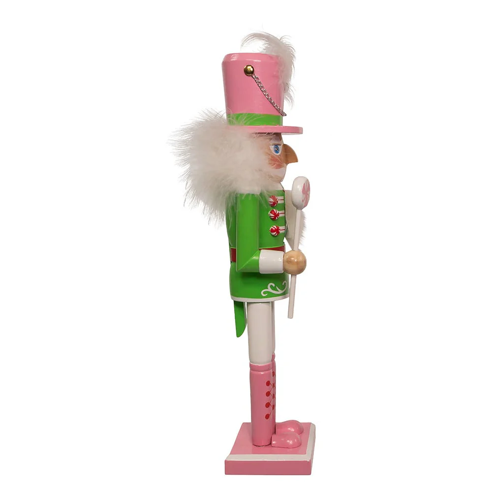 Pastel Soldier Nutcracker - 15 Inch - Green - Image 2