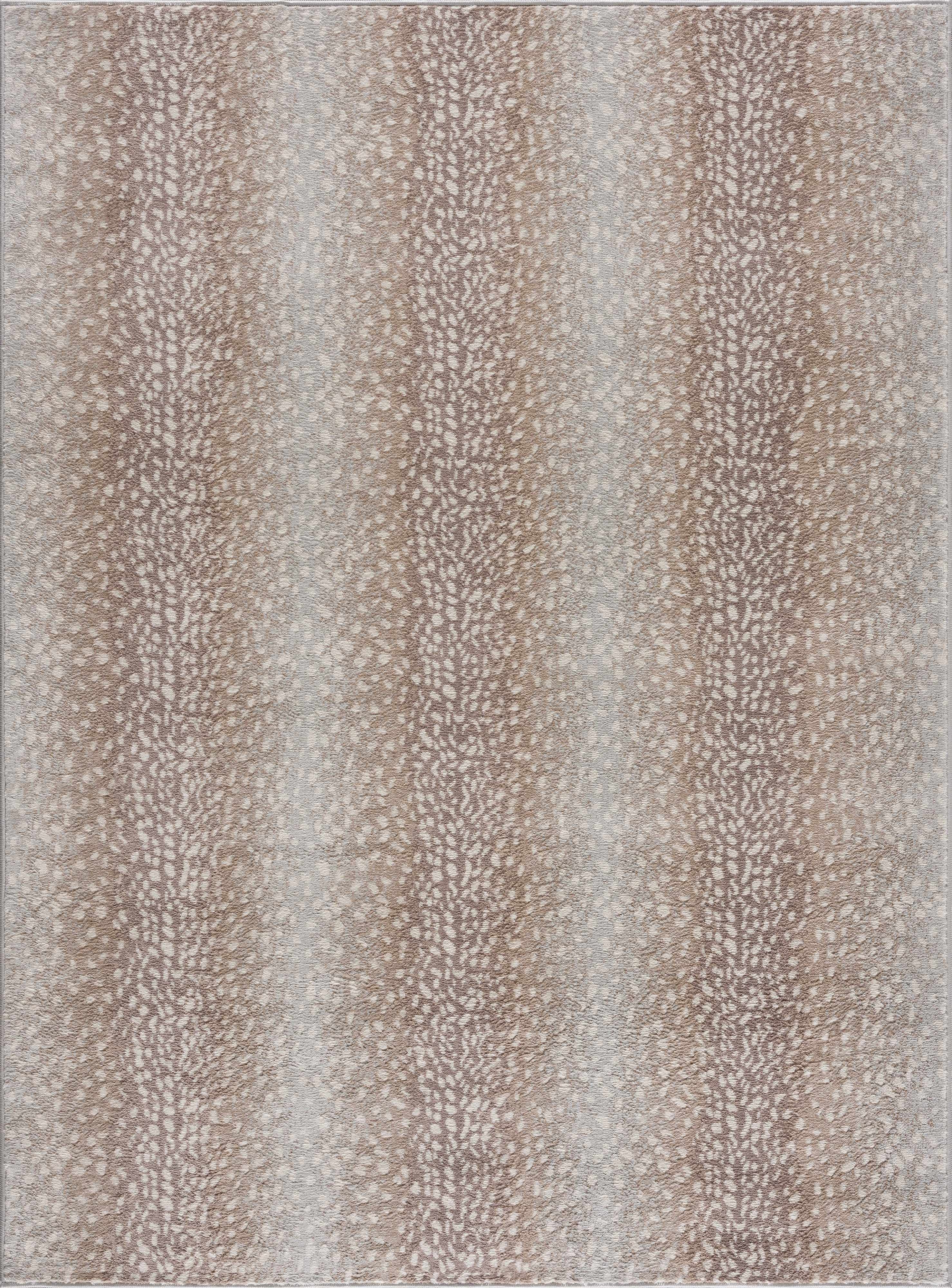 Pointblank Tan Leopard Print Rug - Image 2