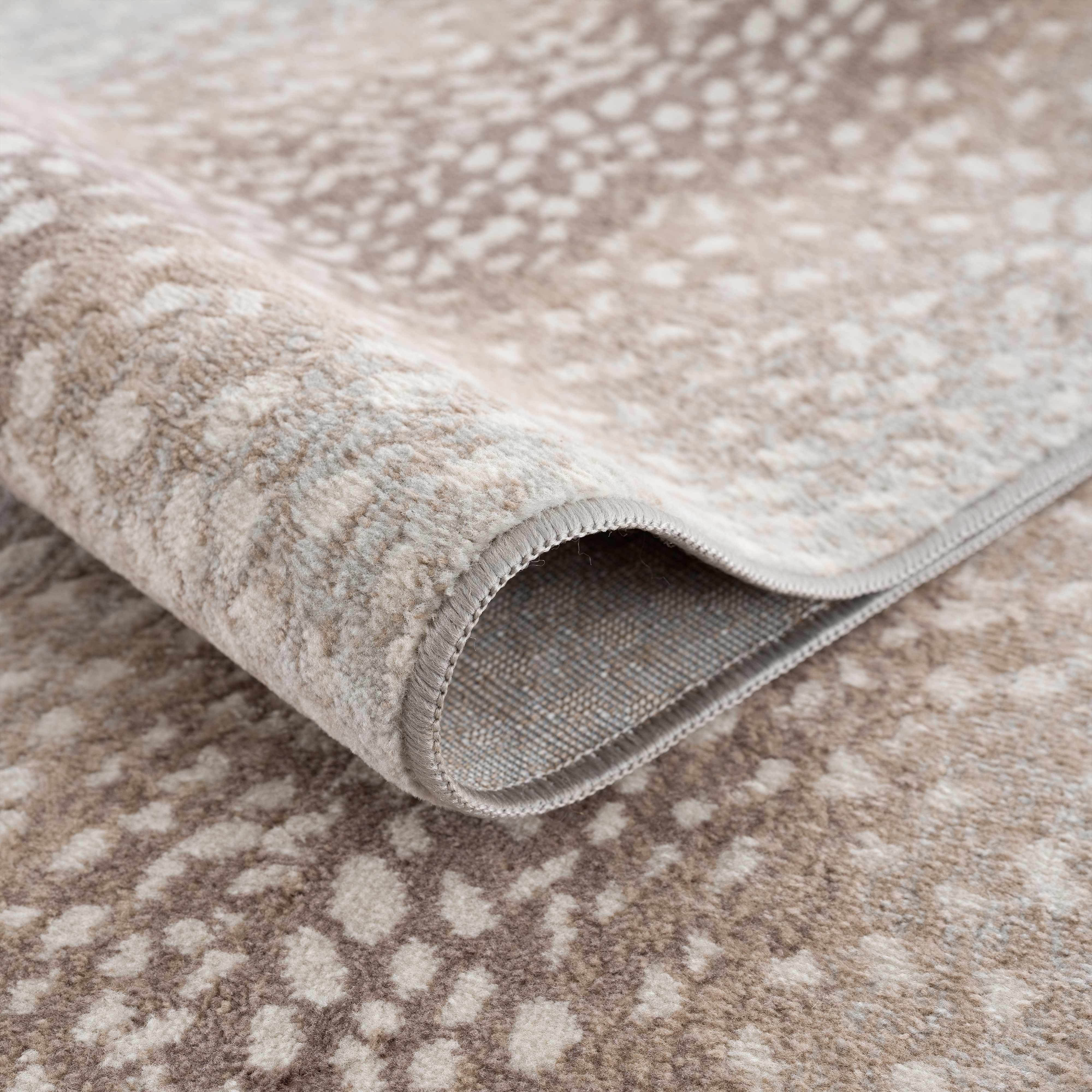 Pointblank Tan Leopard Print Rug - Image 7