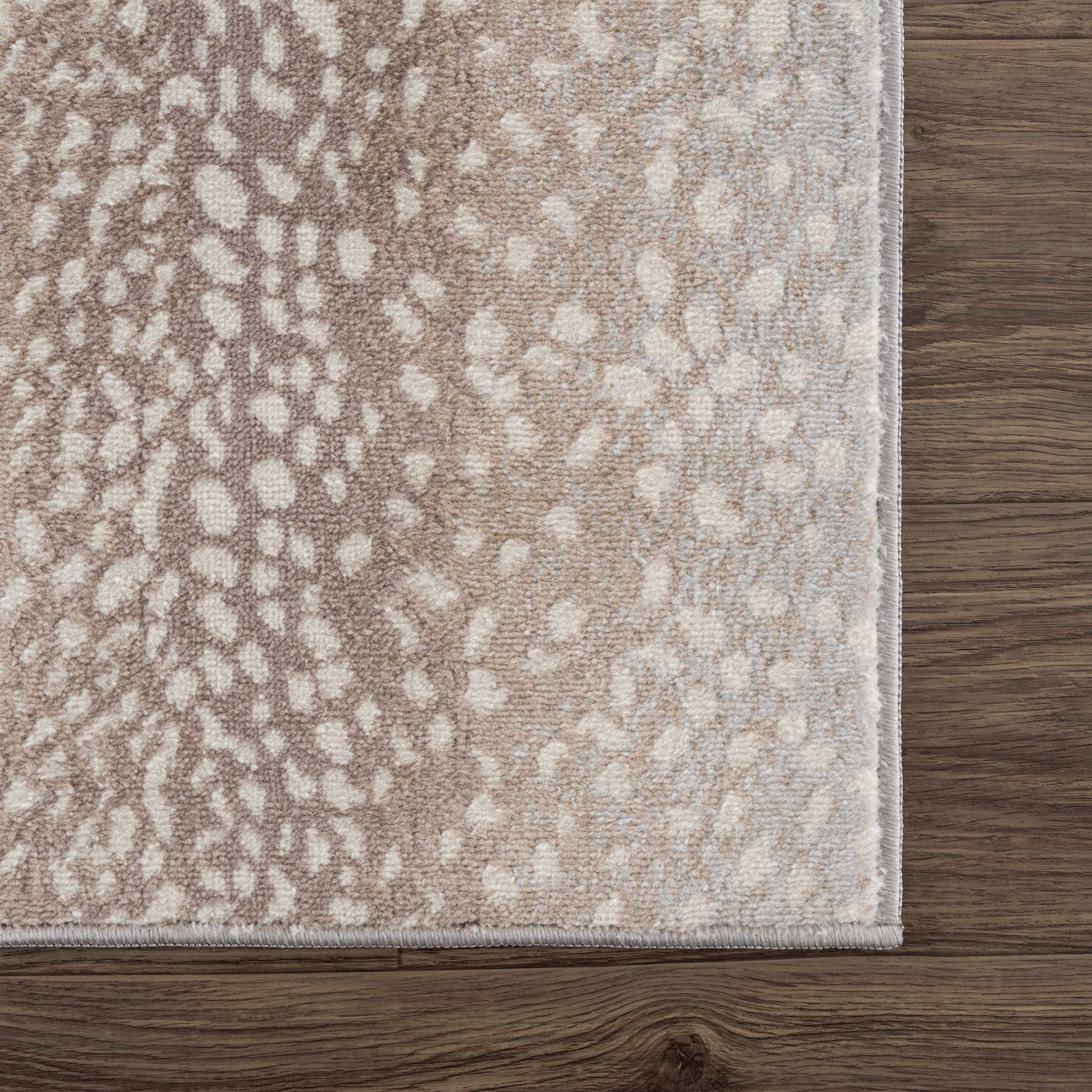 Pointblank Tan Leopard Print Rug - Image 9