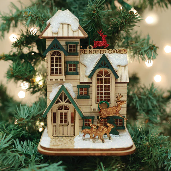 Reindeer Games Christmas Ornament