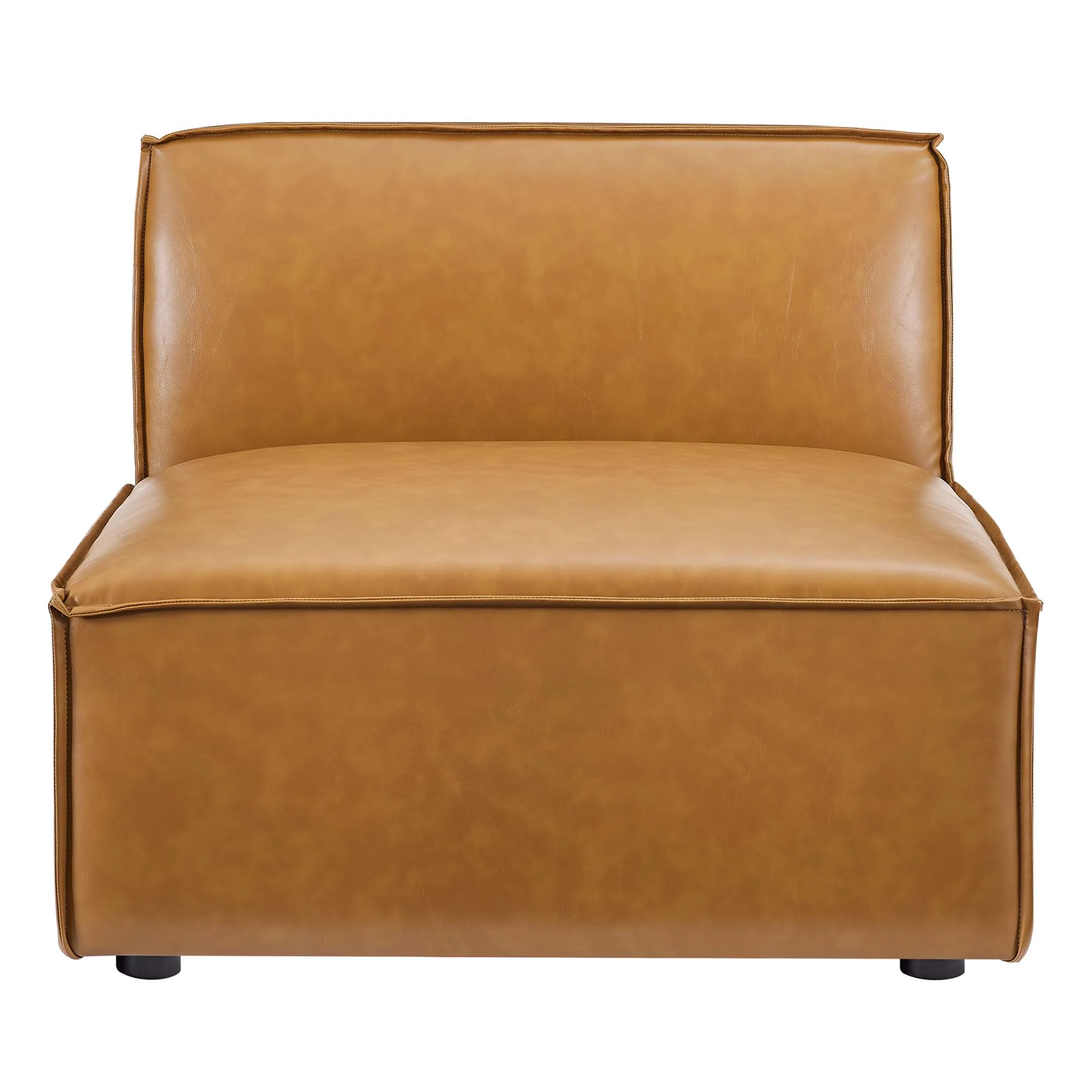 Restore 6-Piece Vegan Leather Sectional Sofa by Modway - Image 4