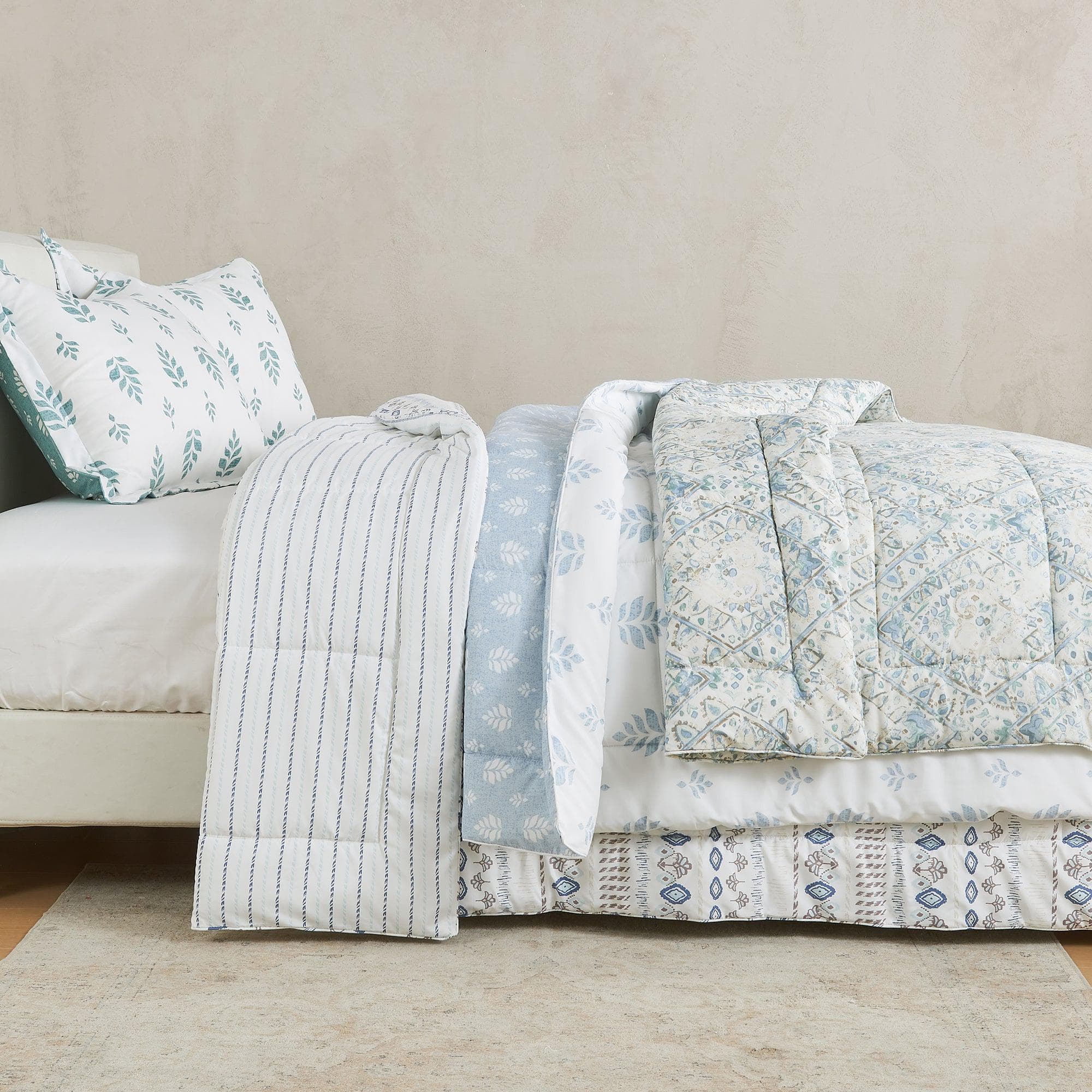 Reversible Comforter Set - Odette Collection - Image 66
