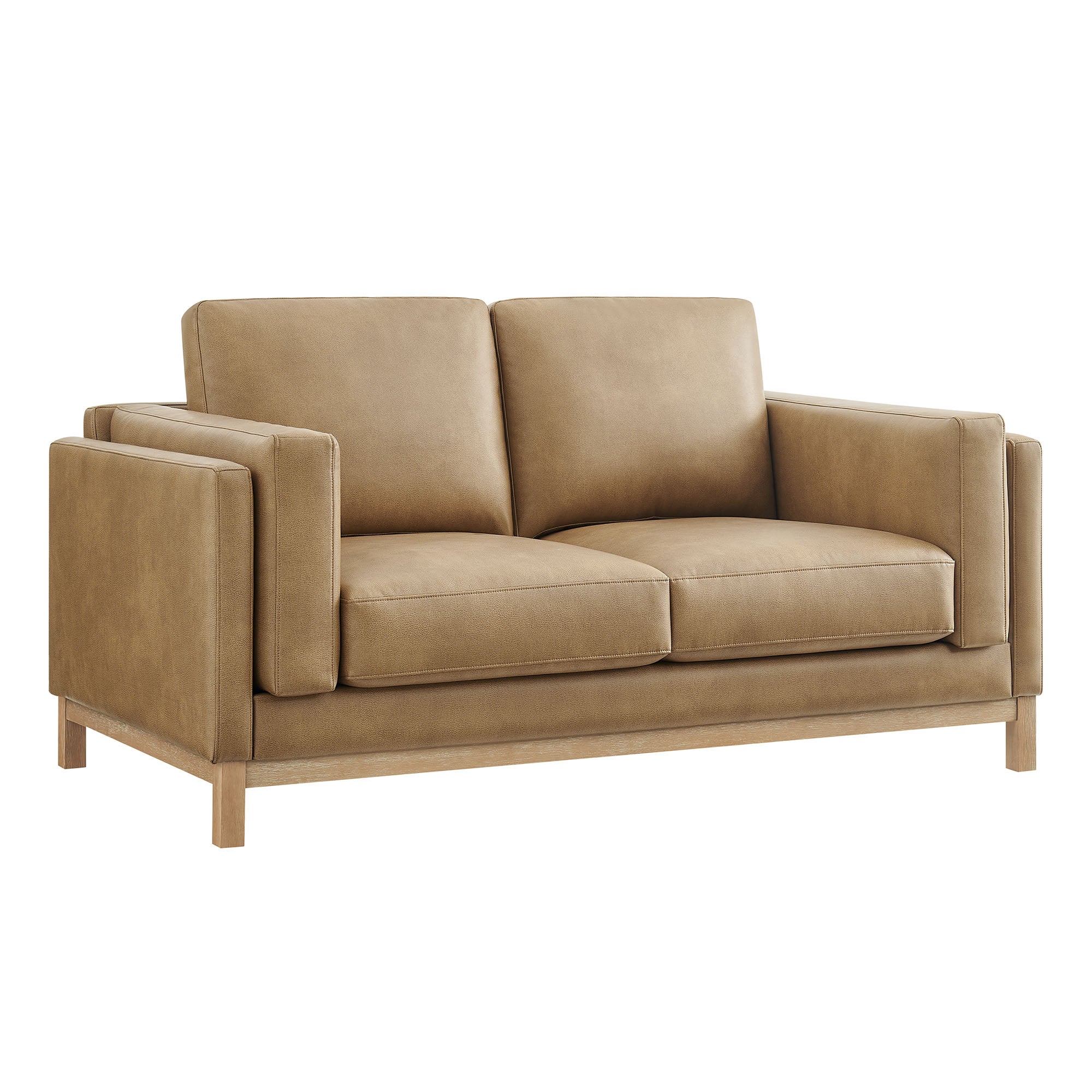 Roscoe 63 Inch Vegan Leather Loveseat by Modway - Image 14