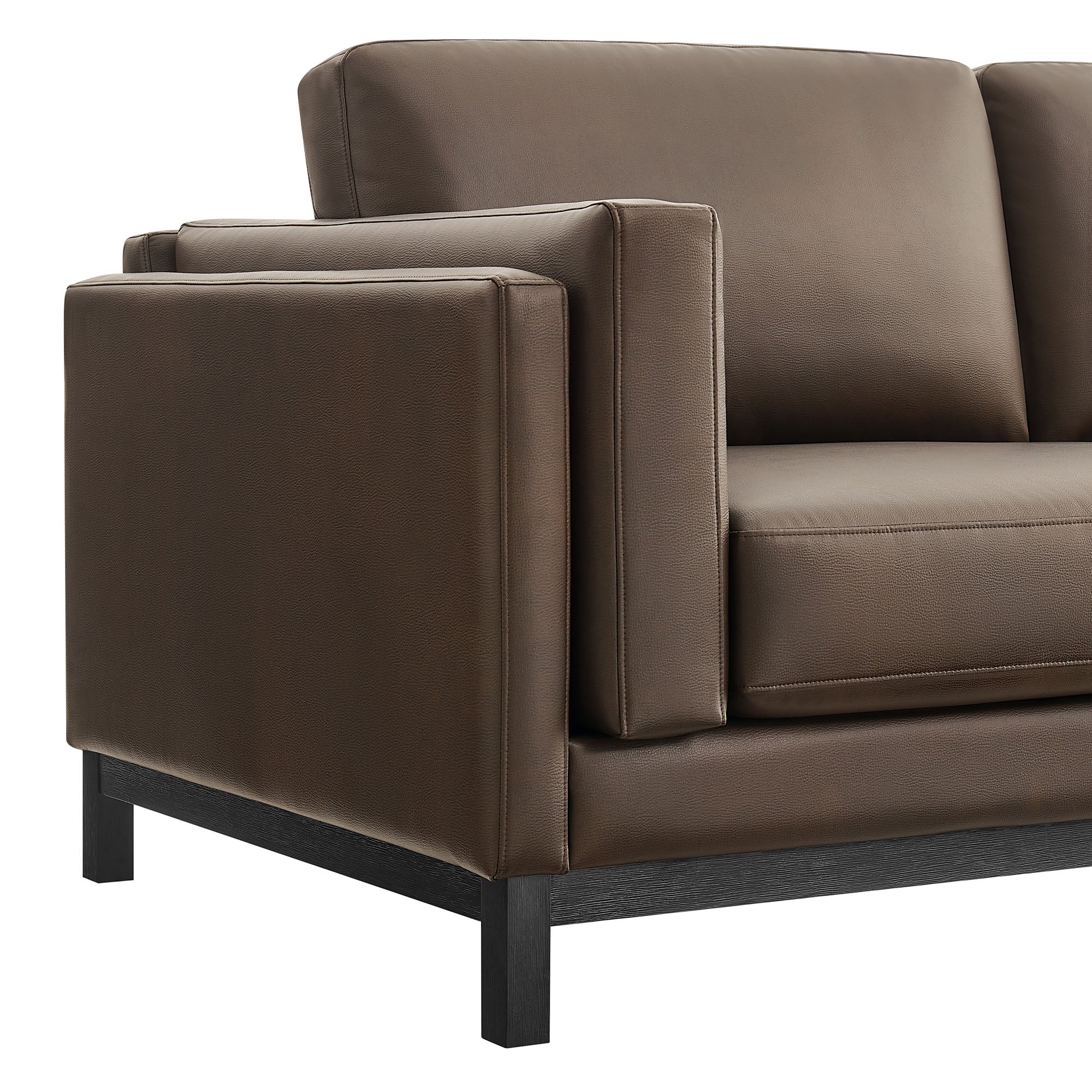 Roscoe 81 Inch Vegan Leather Sofa by Modway - Image 7