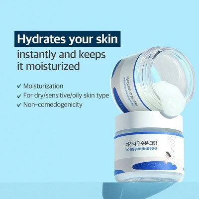 Round Lab Birch Juice Moisturizing Cream 80ml Hydrating Skincare - Image 3