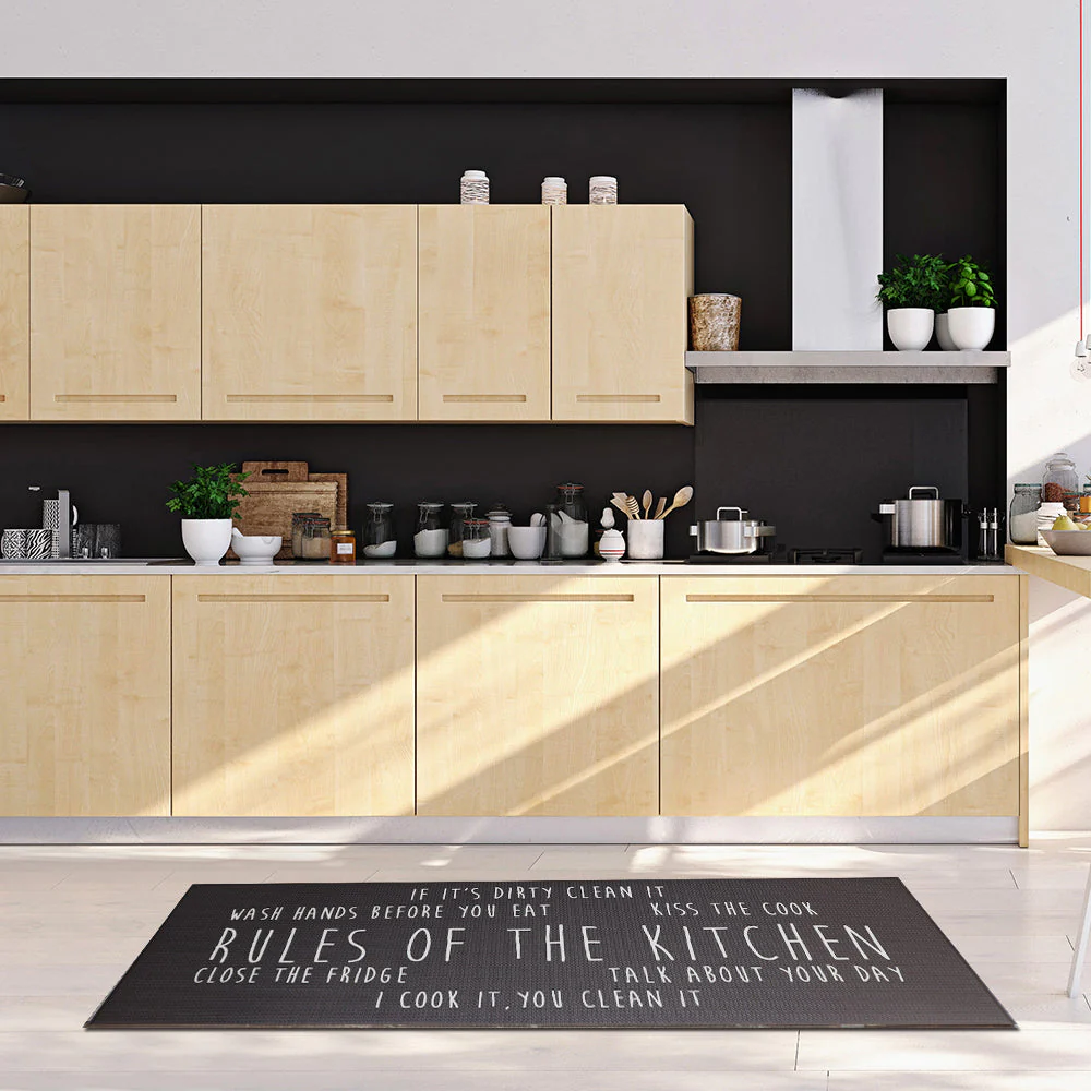 Rules of the Kitchen 20" X 55" Anti-Fatigue Kitchen Runner Mat - Image 2