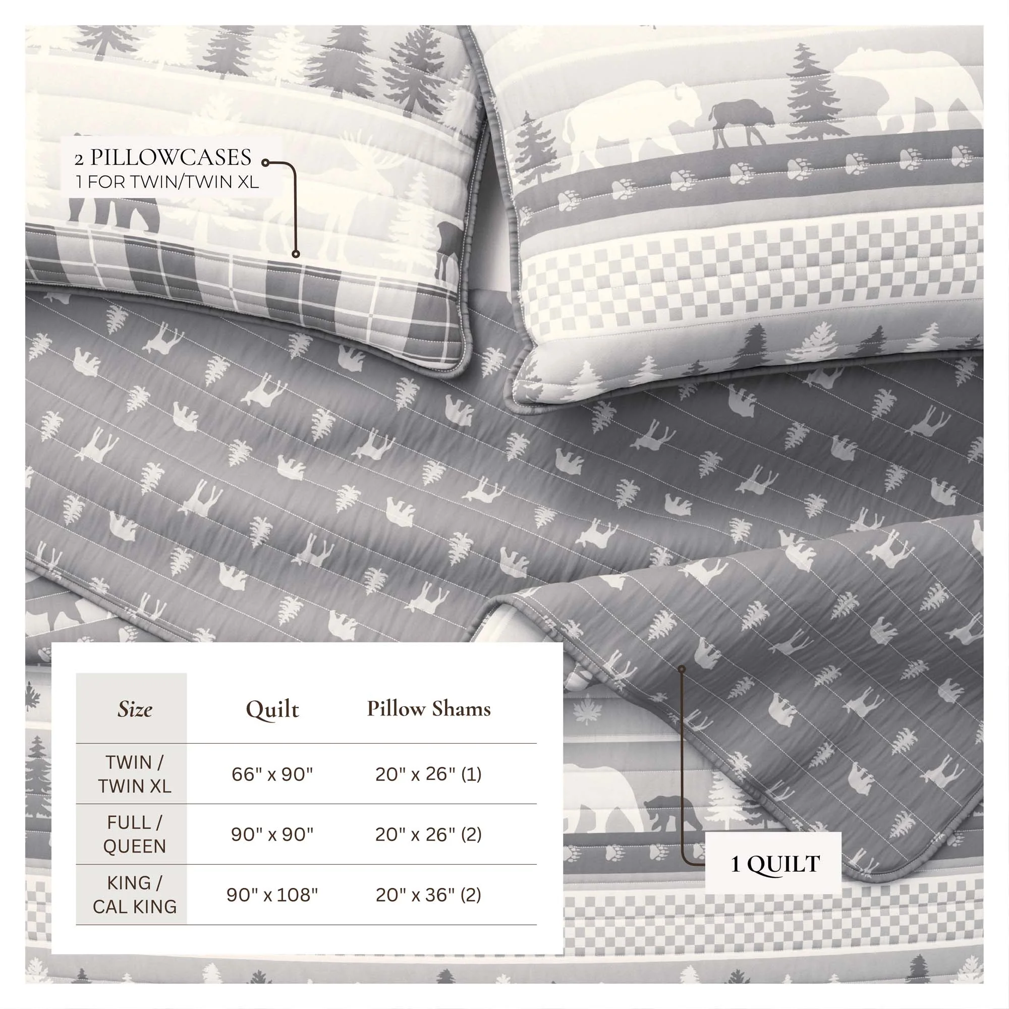 Rustic Landscape Quilt Set - Matthew Collection - Image 17