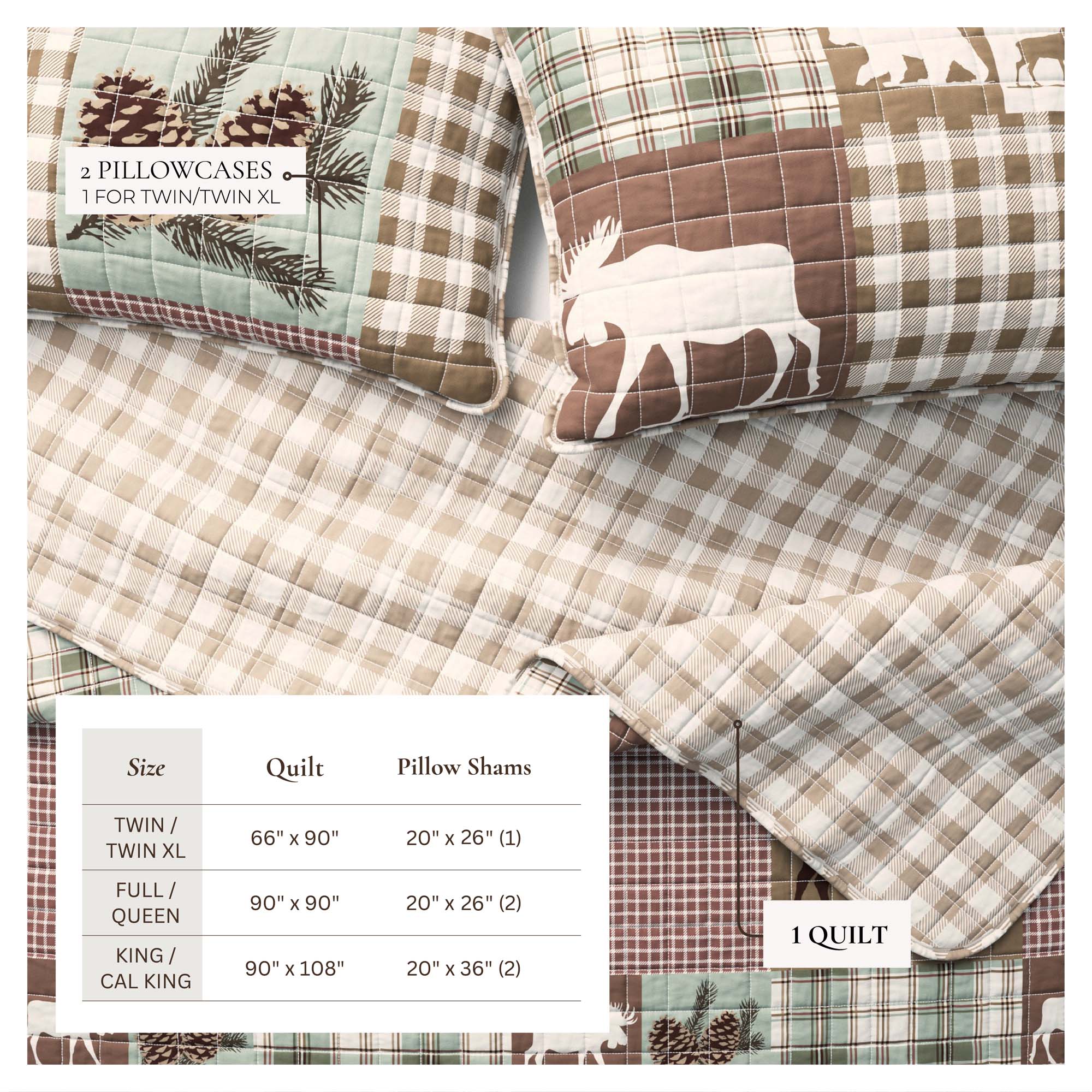 Rustic Landscape Quilt Set - Matthew Collection - Image 5