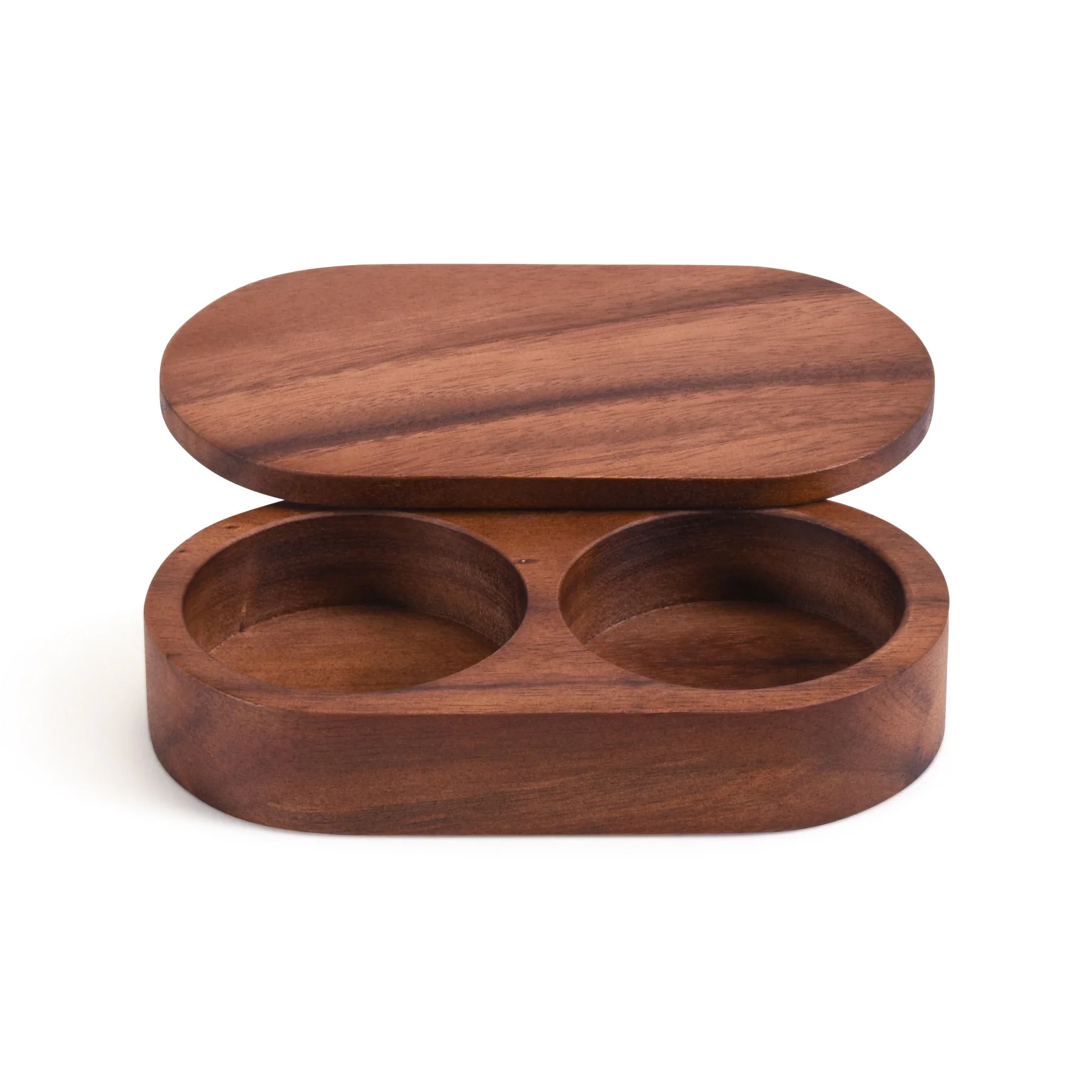 Salt & Pepper Pinch Pot w/ Cover - Image 2