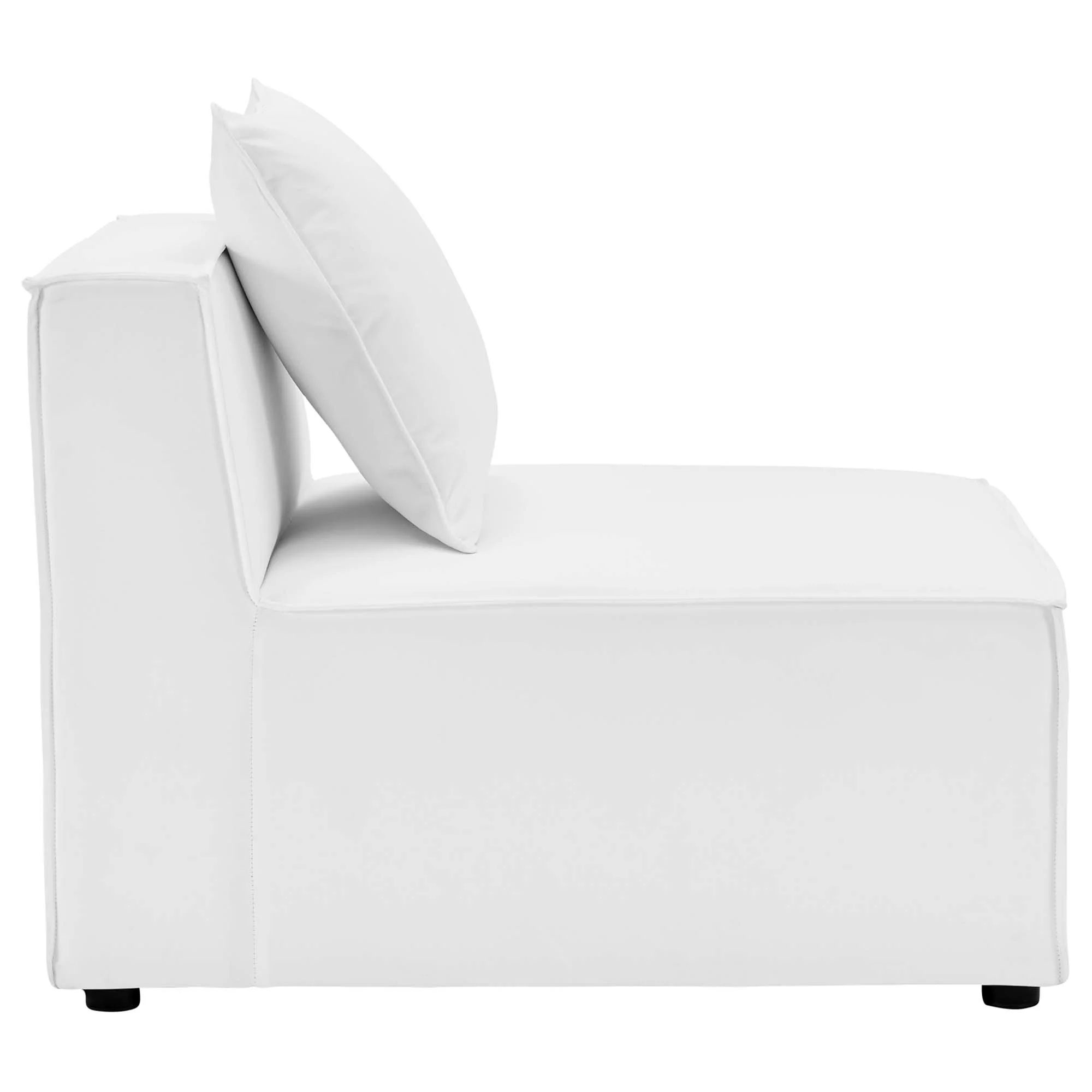 Saybrook 3-Piece Outdoor Patio Upholstered Sectional Sofa by Modway - Image 7