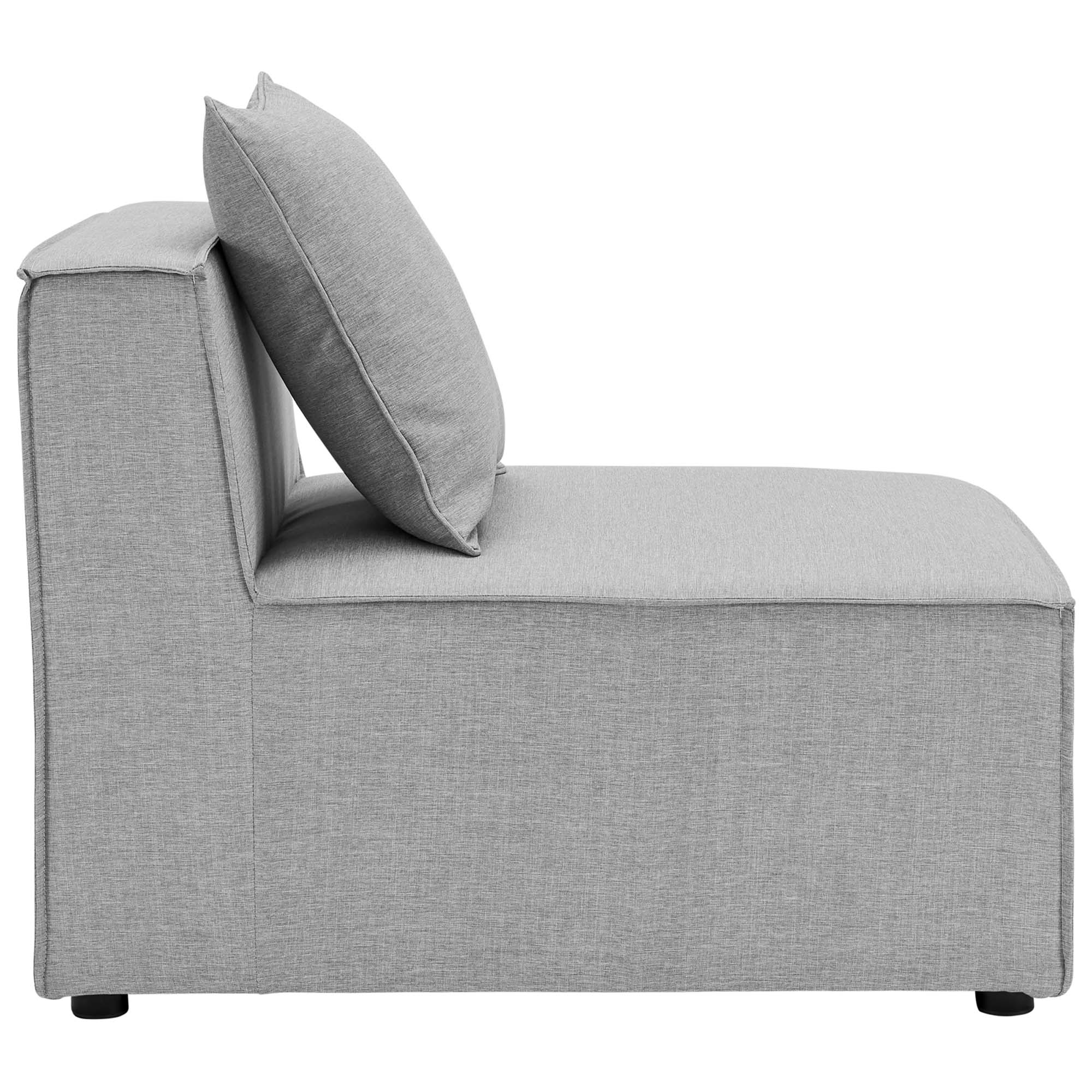 Saybrook 5-Piece Outdoor Patio Upholstered Sectional Sofa by Modway - Image 9