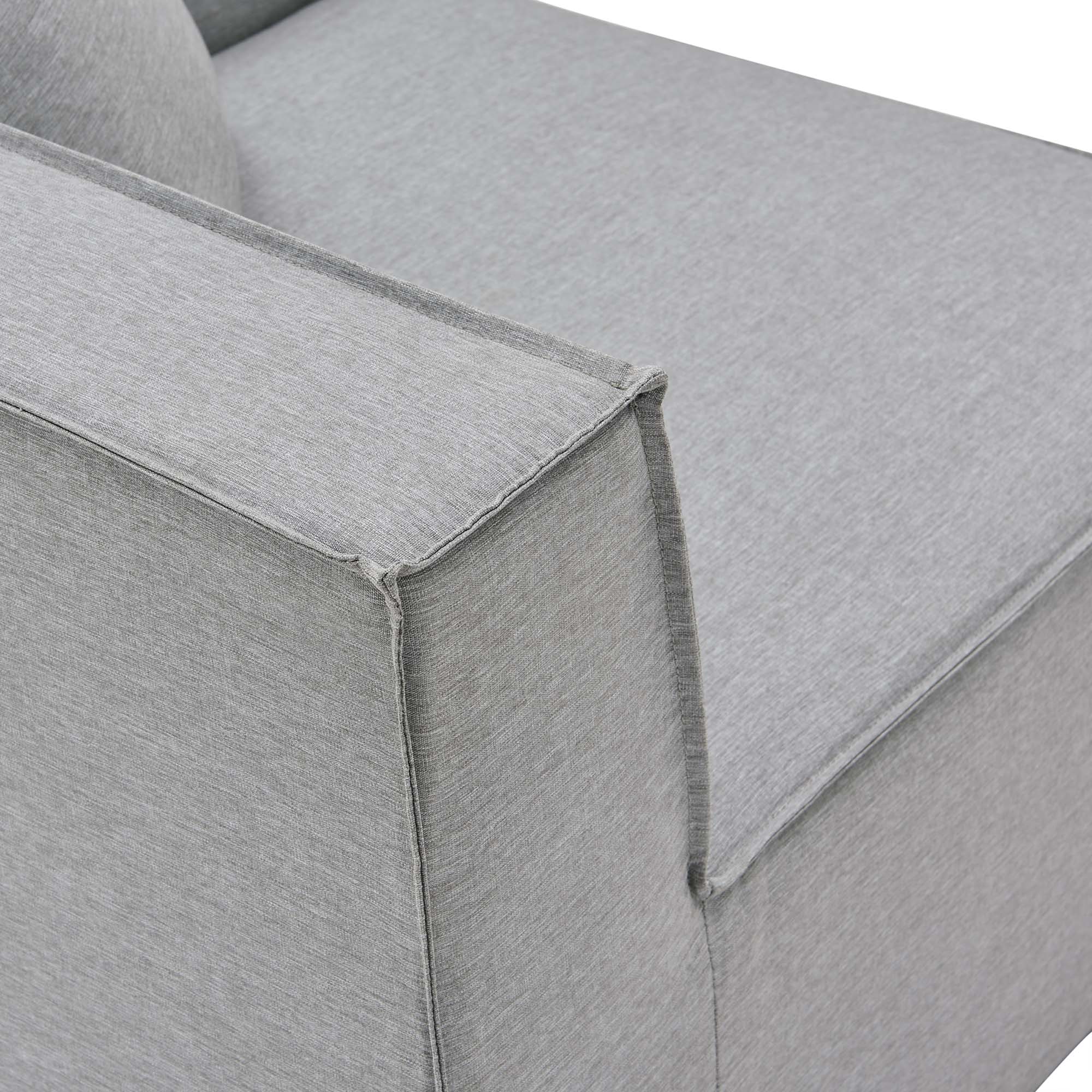 Saybrook Outdoor Patio Upholstered Sectional Sofa Corner Chair - Image 11
