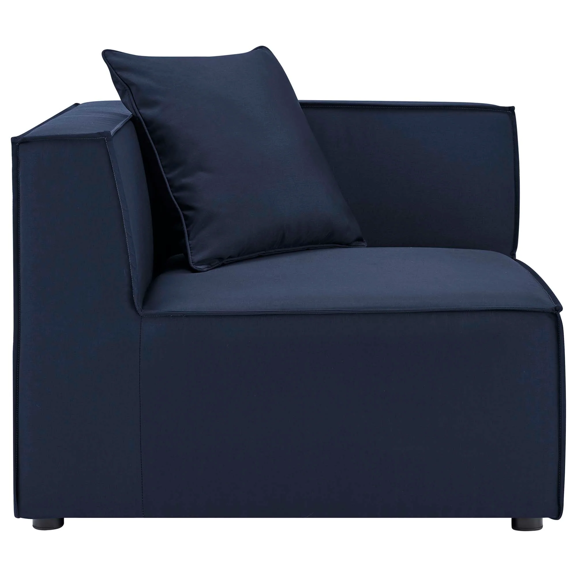 Saybrook Outdoor Patio Upholstered Sectional Sofa Corner Chair - Image 16