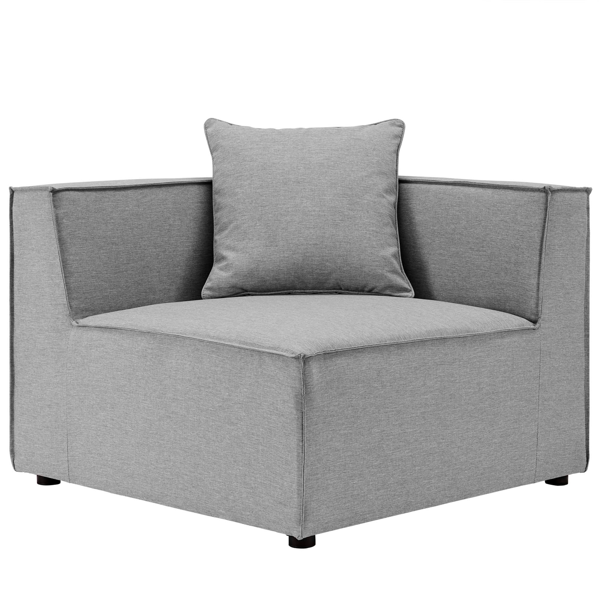 Saybrook Outdoor Patio Upholstered Sectional Sofa Corner Chair - Image 21