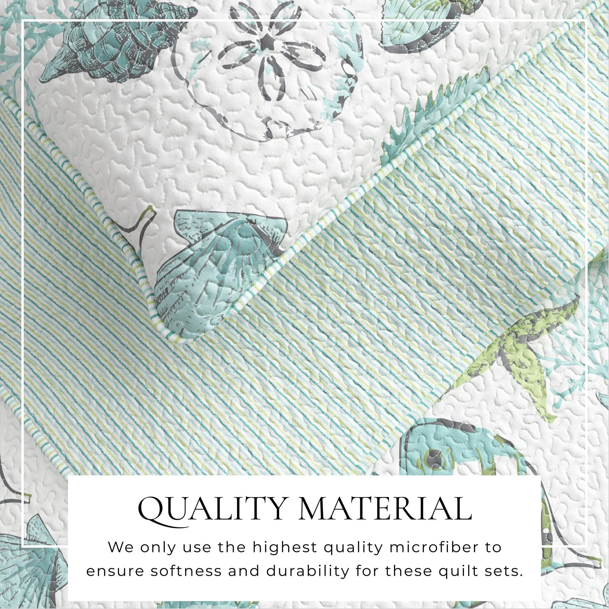 Seaside Collection 3-Piece Quilt Set - Image 2