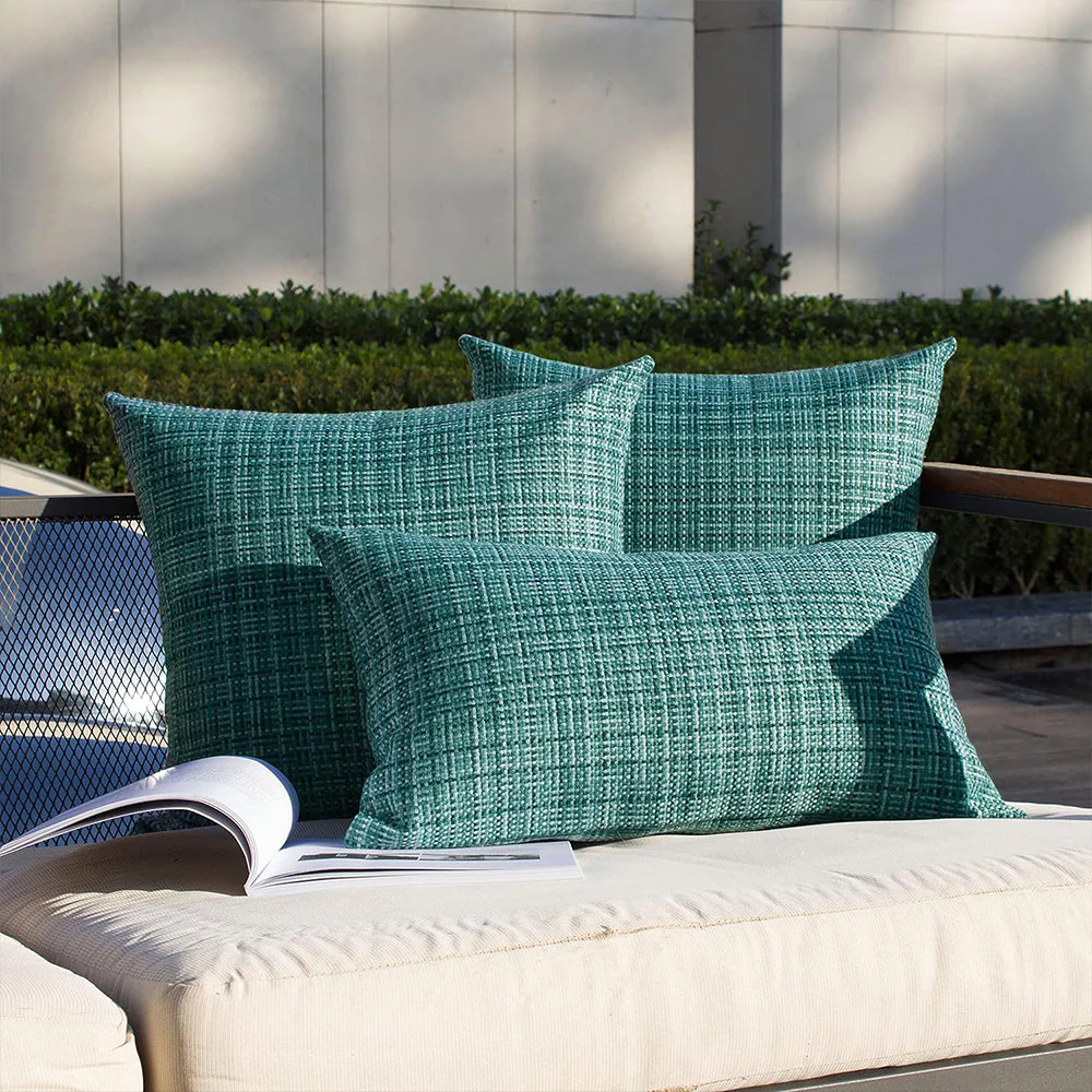 Set of 2 Premium Outdoor Waterproof Throw Pillows (With inserts) 2 sizes - Image 23