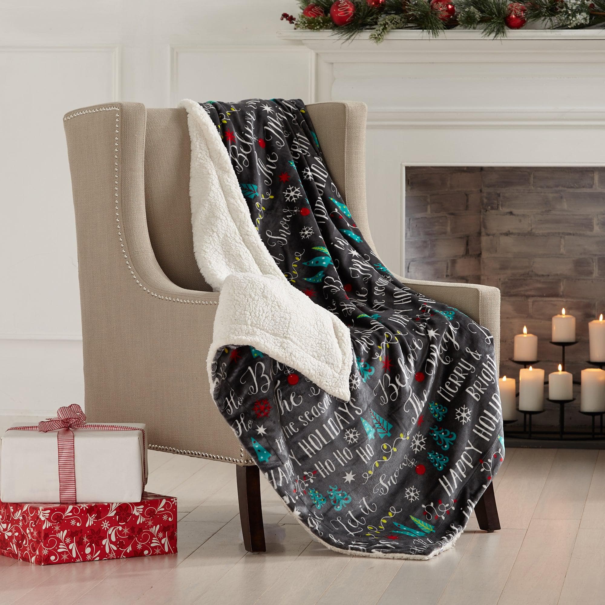 Sherpa Throw Blanket - Eve Collection - Image 21