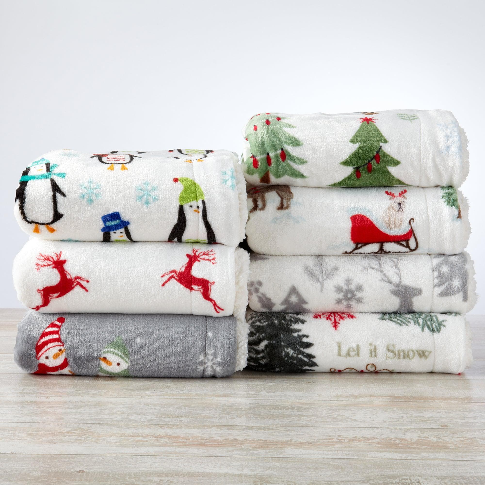 Sherpa Throw Blanket - Eve Collection - Image 28