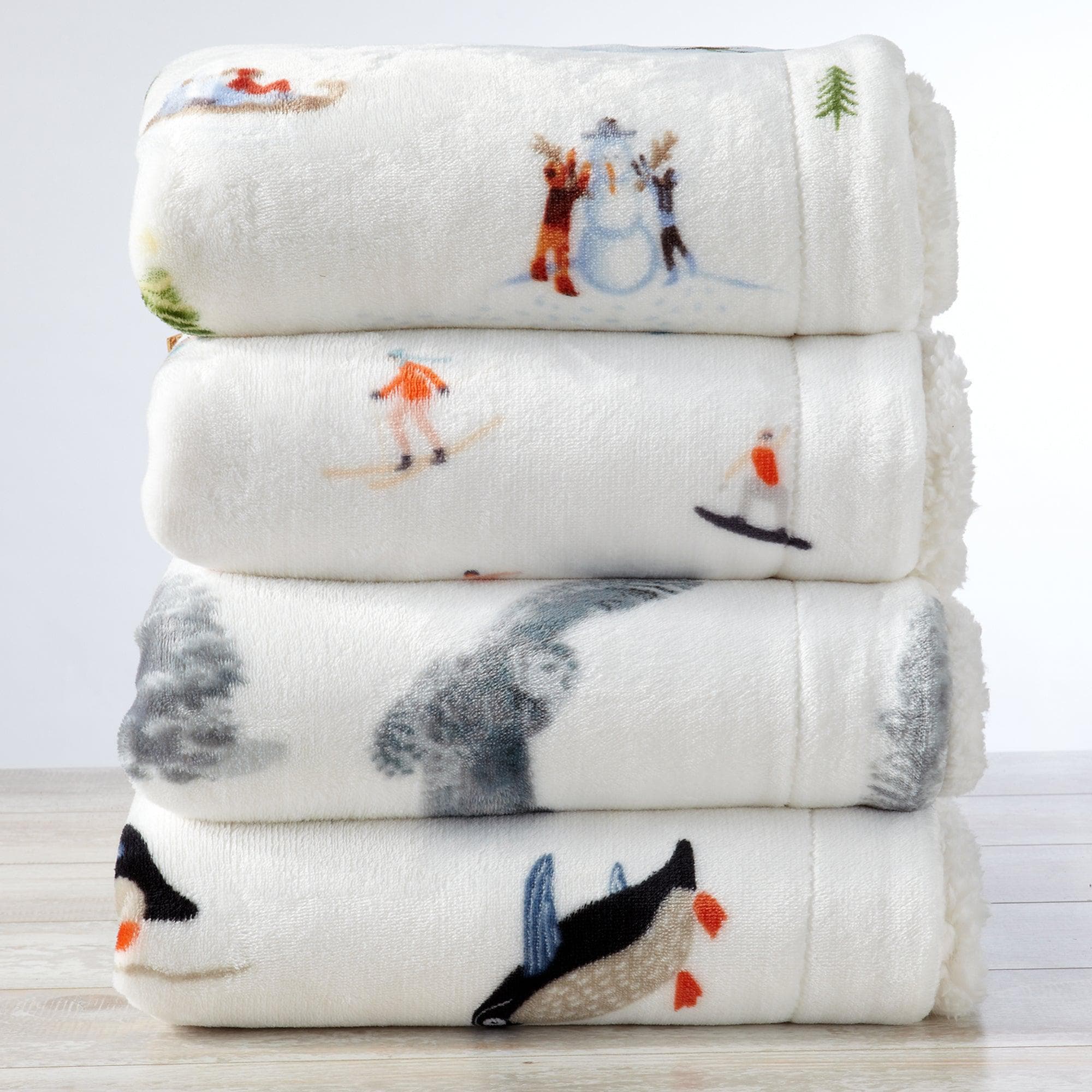 Sherpa Throw Blanket - Hudson Collection - Image 33