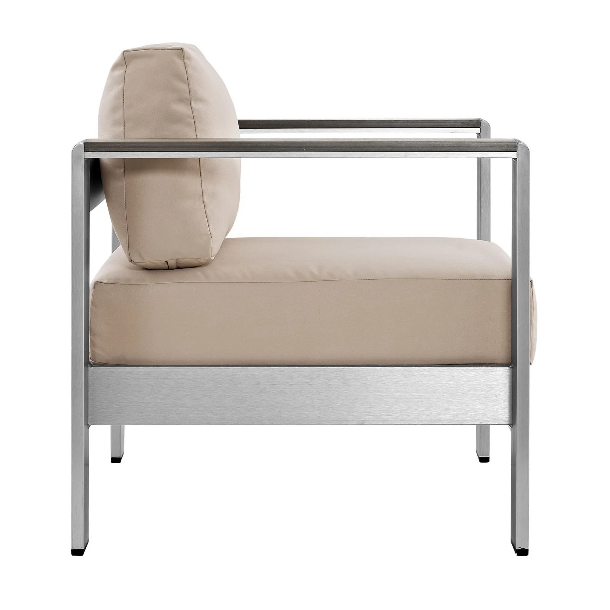 Shore Outdoor Patio Aluminum Armchair by Modway - Image 9