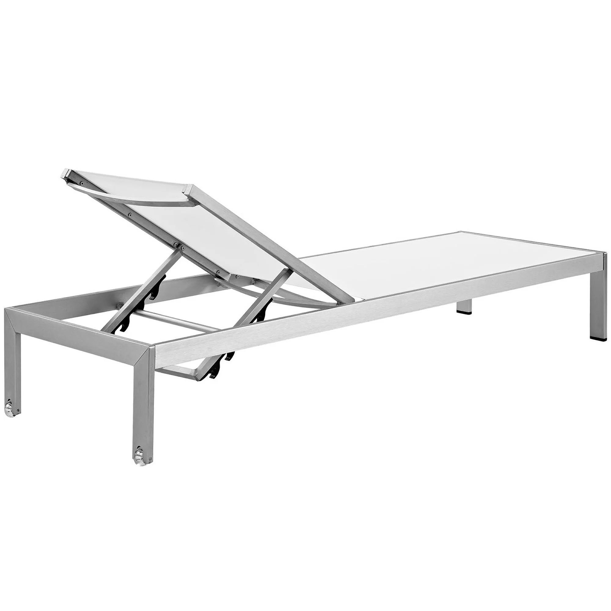 Shore Outdoor Patio Aluminum Mesh Chaise by Modway - Image 3