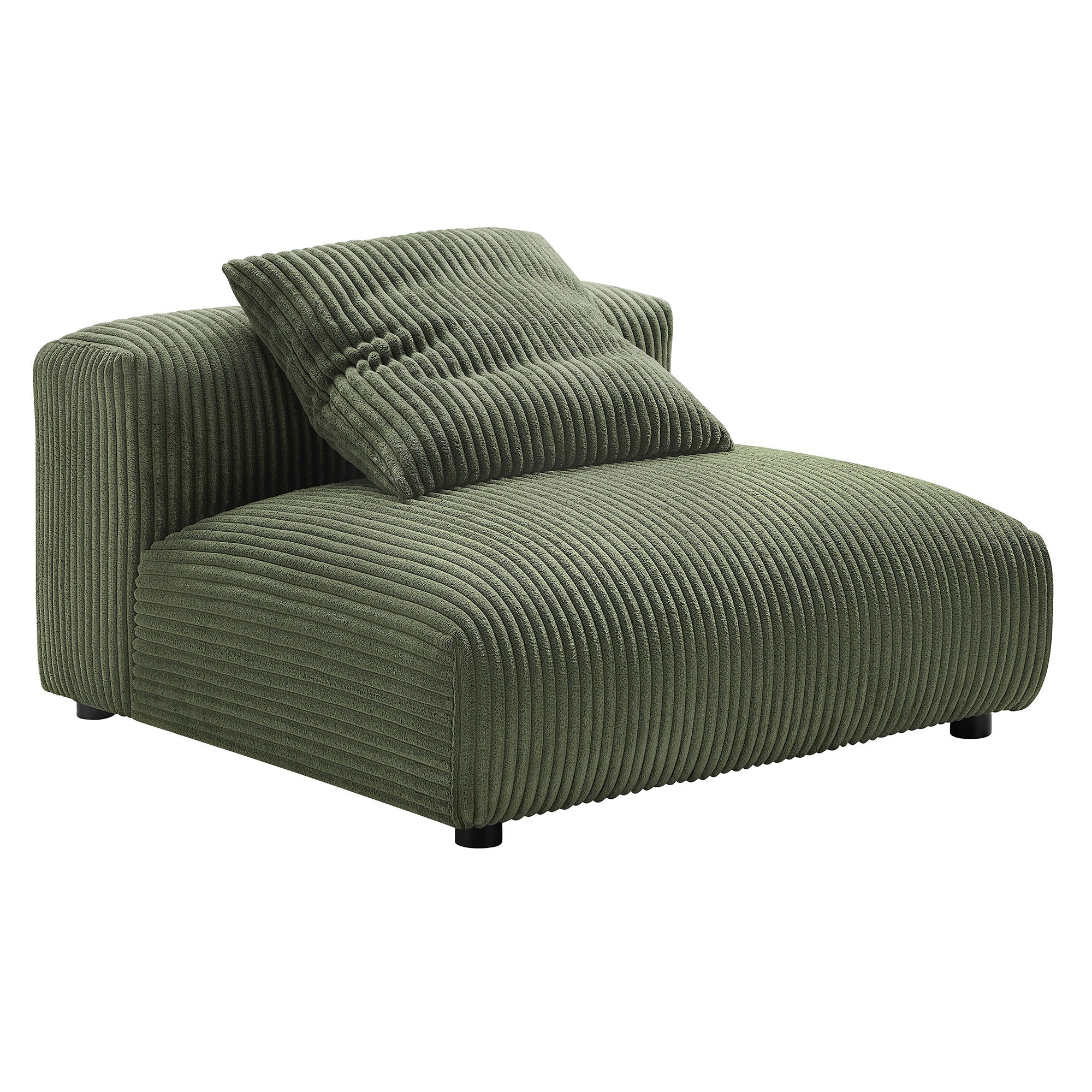 Solace 3-Piece Modular Corduroy Upholstered Sectional Sofa by Modway - Image 8