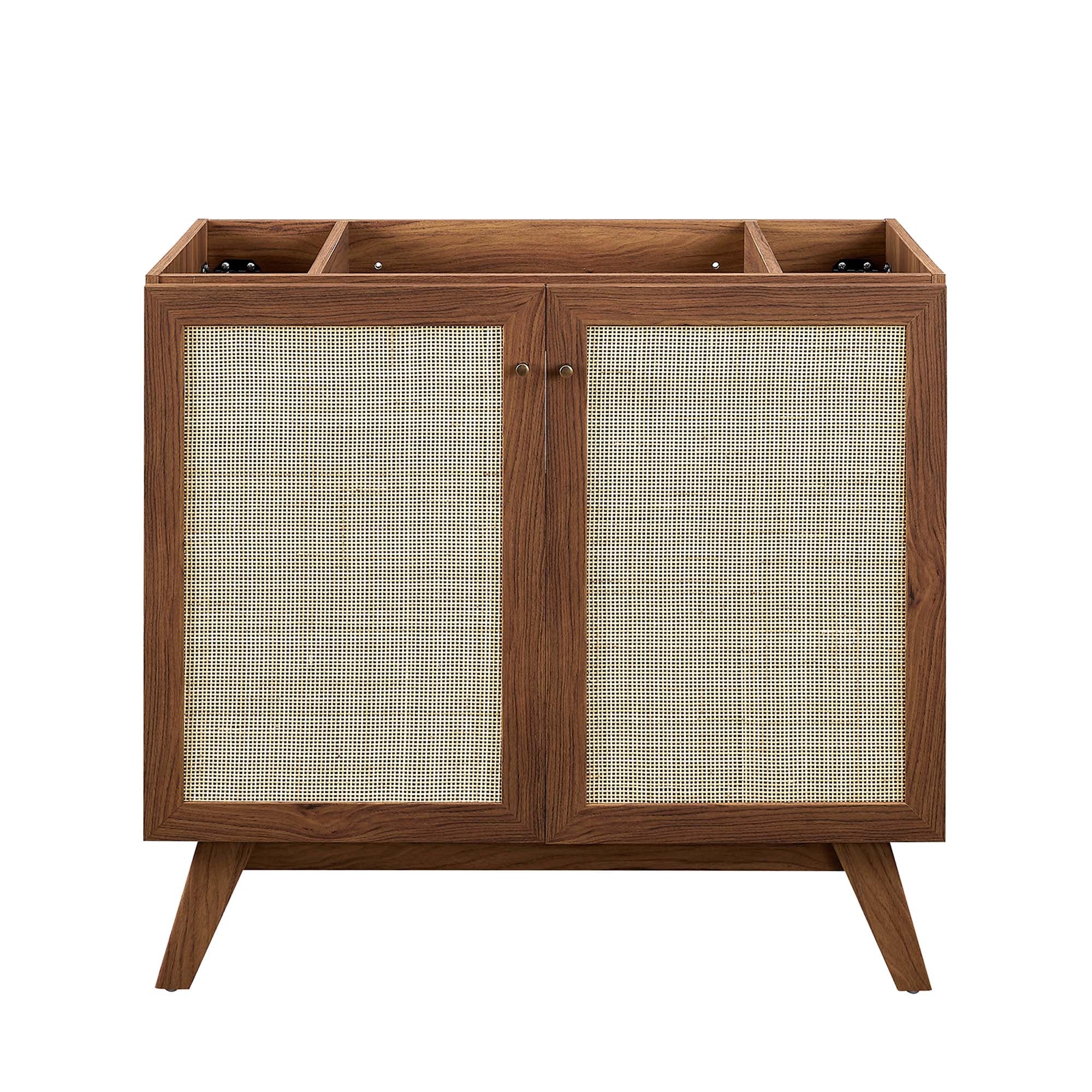Soma 36" Bathroom Vanity Cabinet with Rattan Doors - Image 6