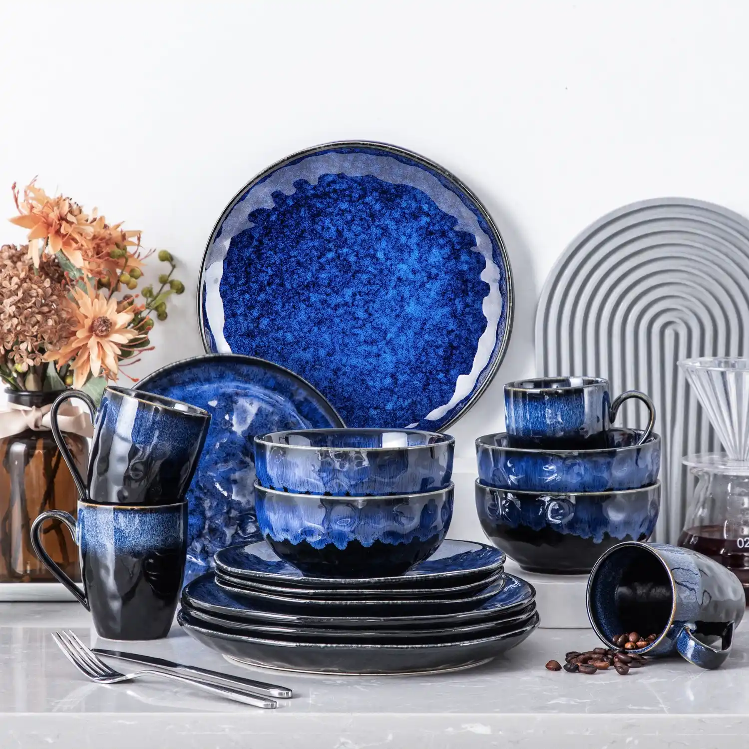Starry 16 Piece Dinnerware Set - Image 2