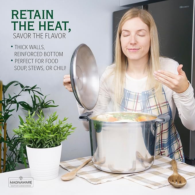 Stock Pot with Lid 10 Quarts - Image 9