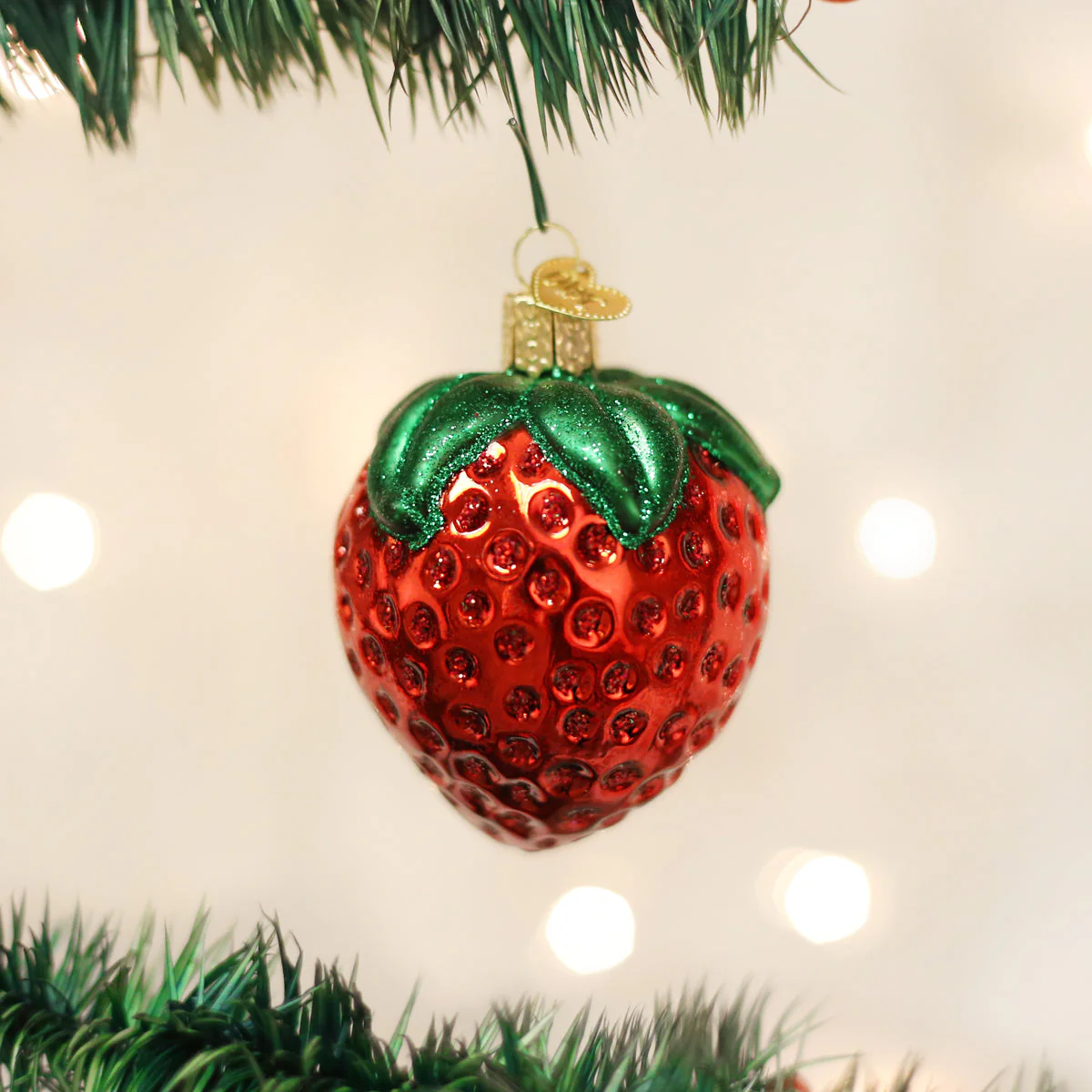 Old World Christmas Summer Strawberry Figurine