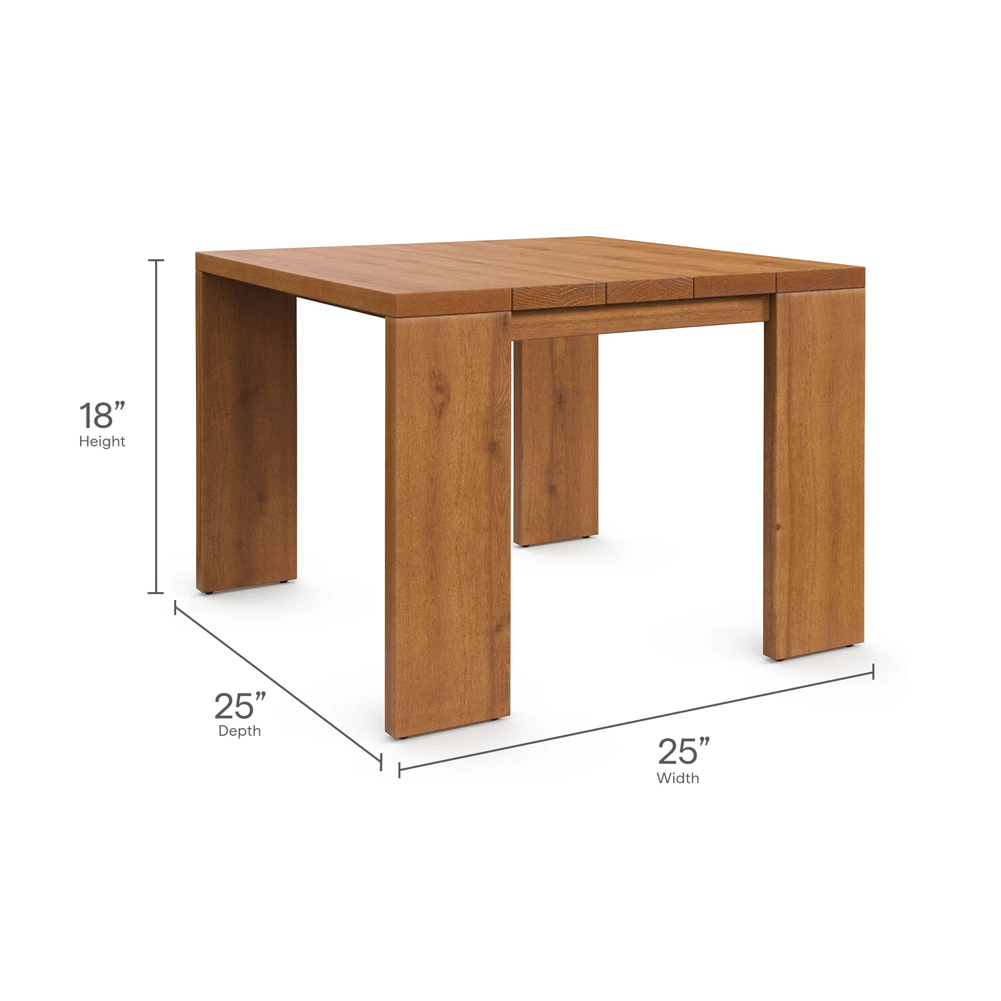 Tahoe 5-Piece Outdoor Patio Acacia Wood Furniture Set by Modway - Image 7
