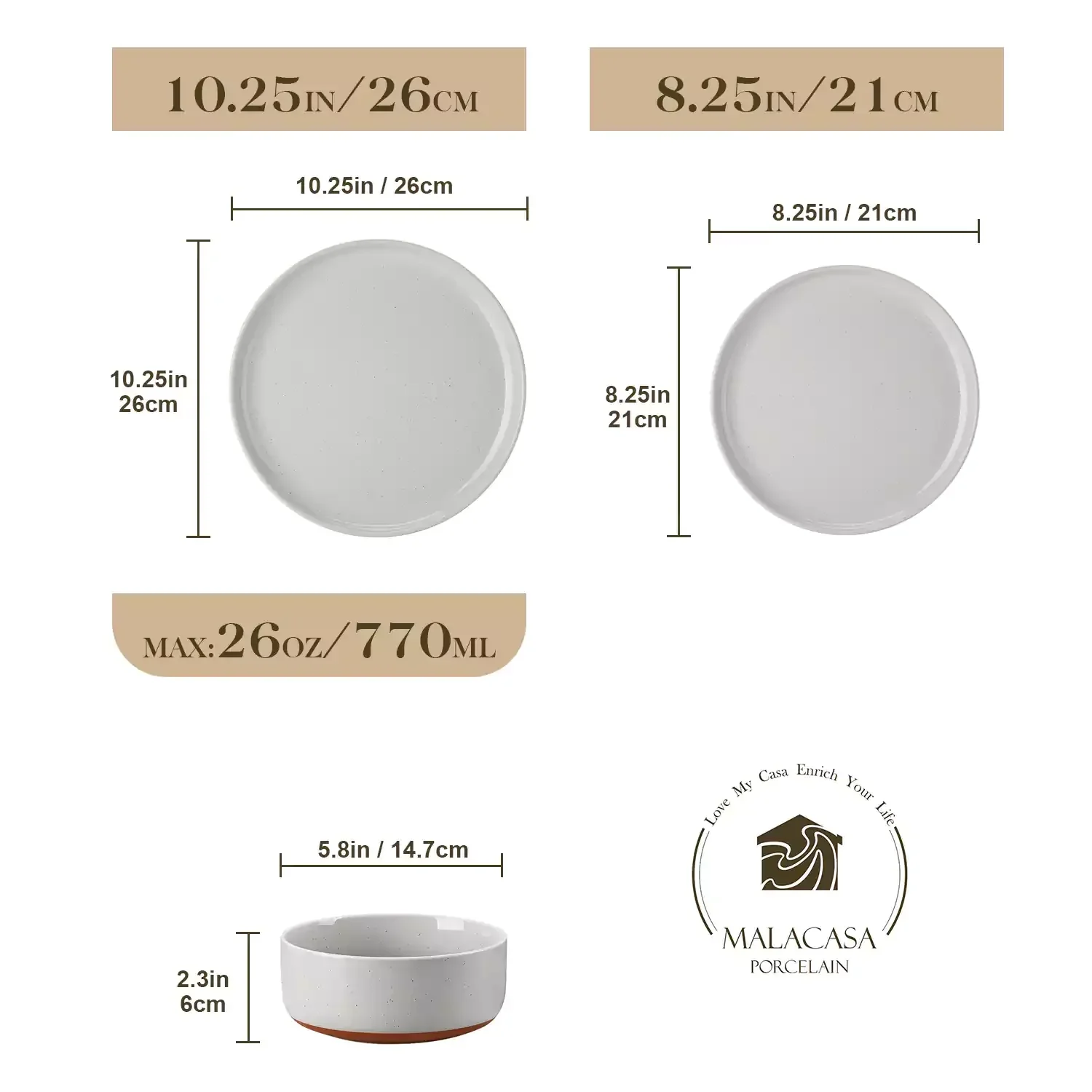 Tara Multicolor 12-Piece Stoneware Dinnerware Set - Image 22