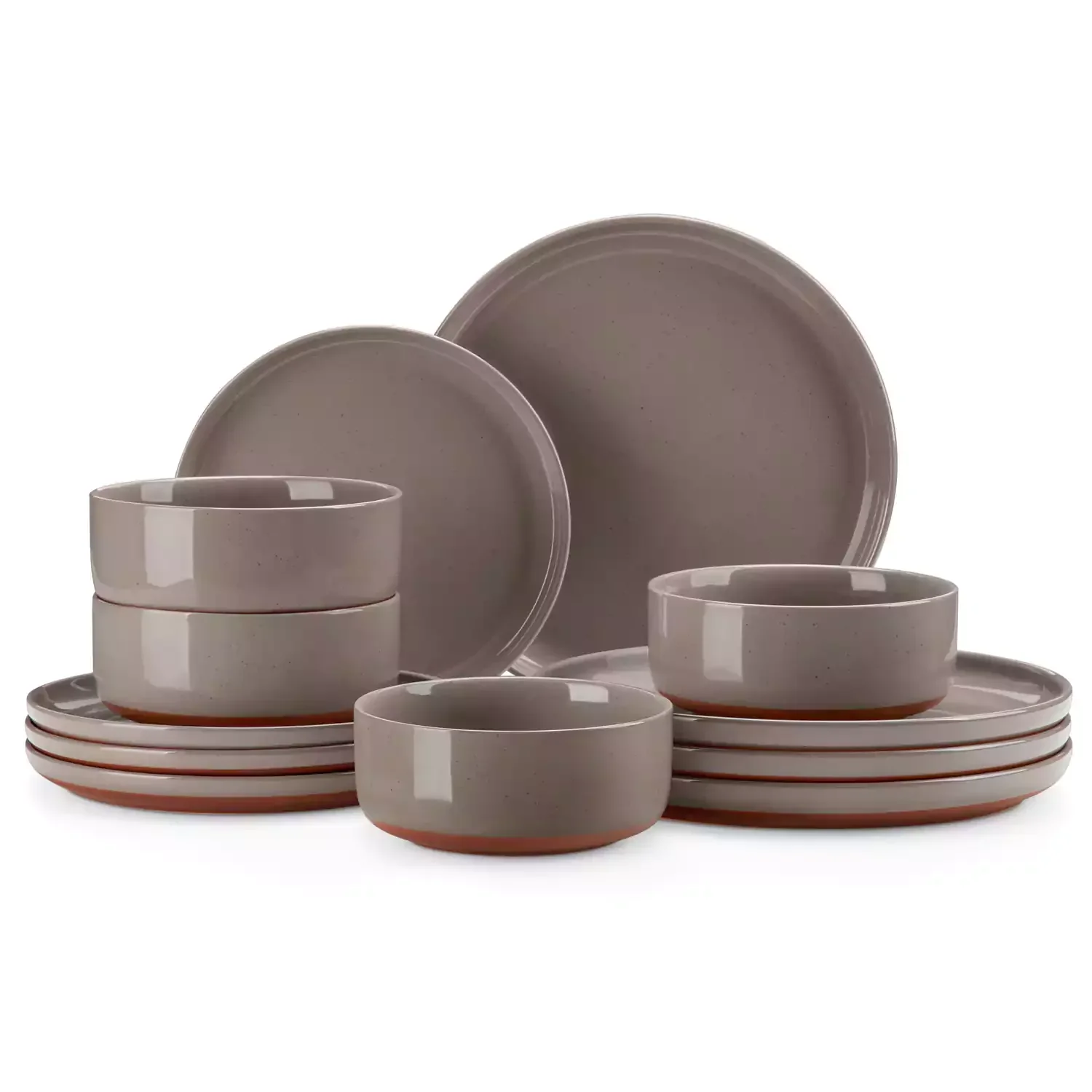Tara Multicolor 12-Piece Stoneware Dinnerware Set - Image 23