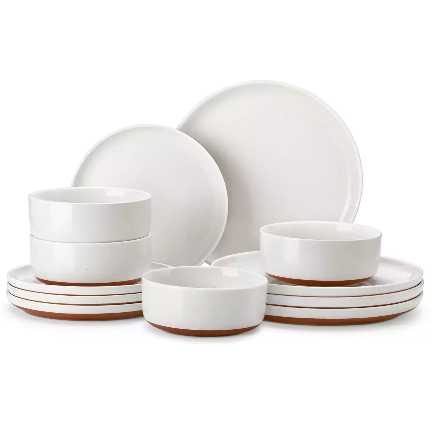 Tara Multicolor 12-Piece Stoneware Dinnerware Set - Image 34