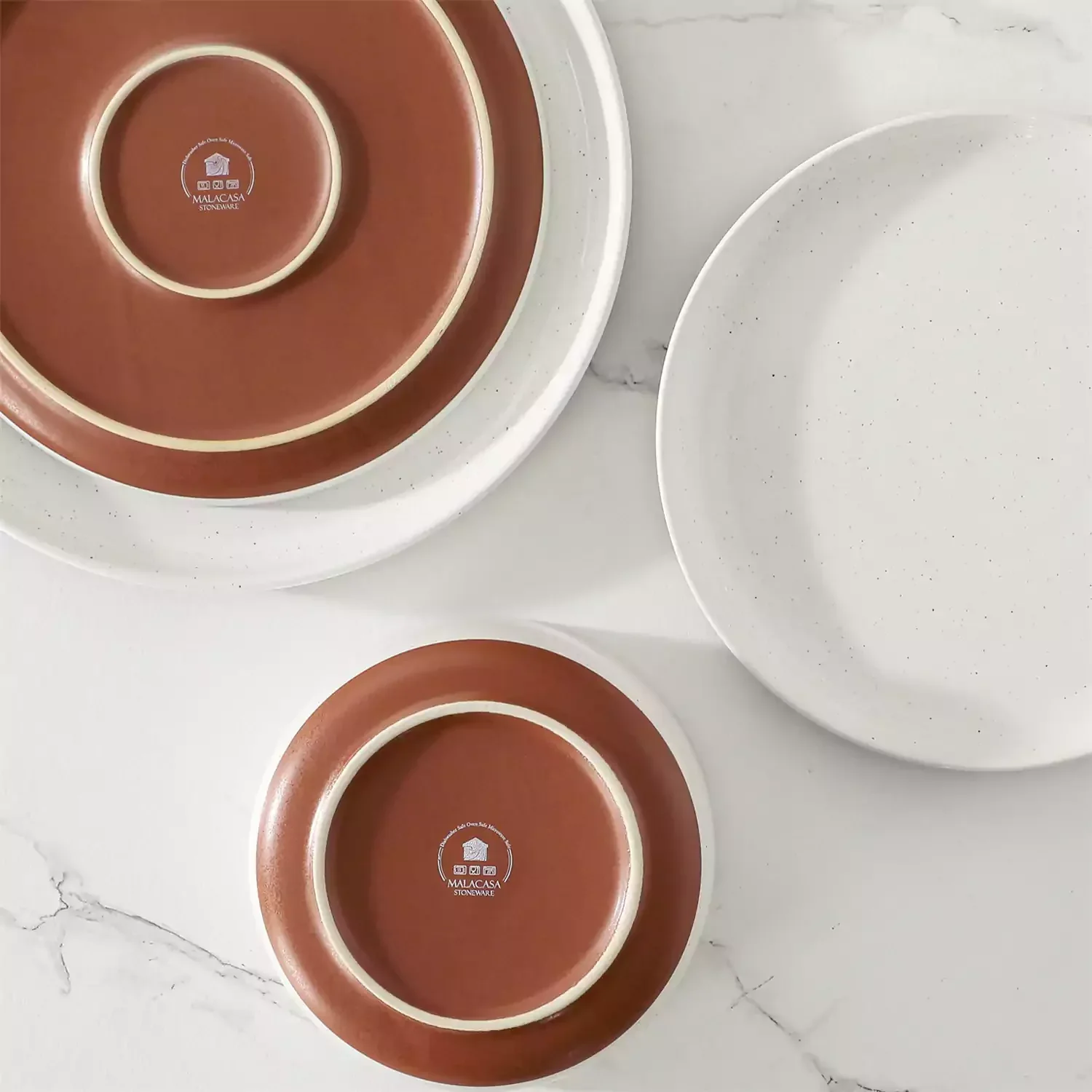 Tara Multicolor 12-Piece Stoneware Dinnerware Set - Image 43