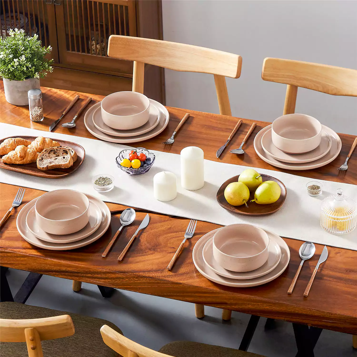 Tara Multicolor 24 Piece Dinnerware Set for 8 - Image 18