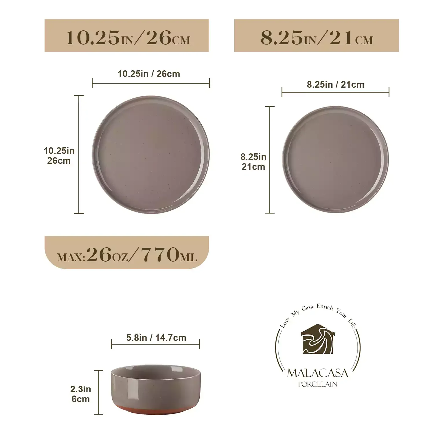 Tara Pink 24 Piece Dinnerware Set for 8 - Image 28