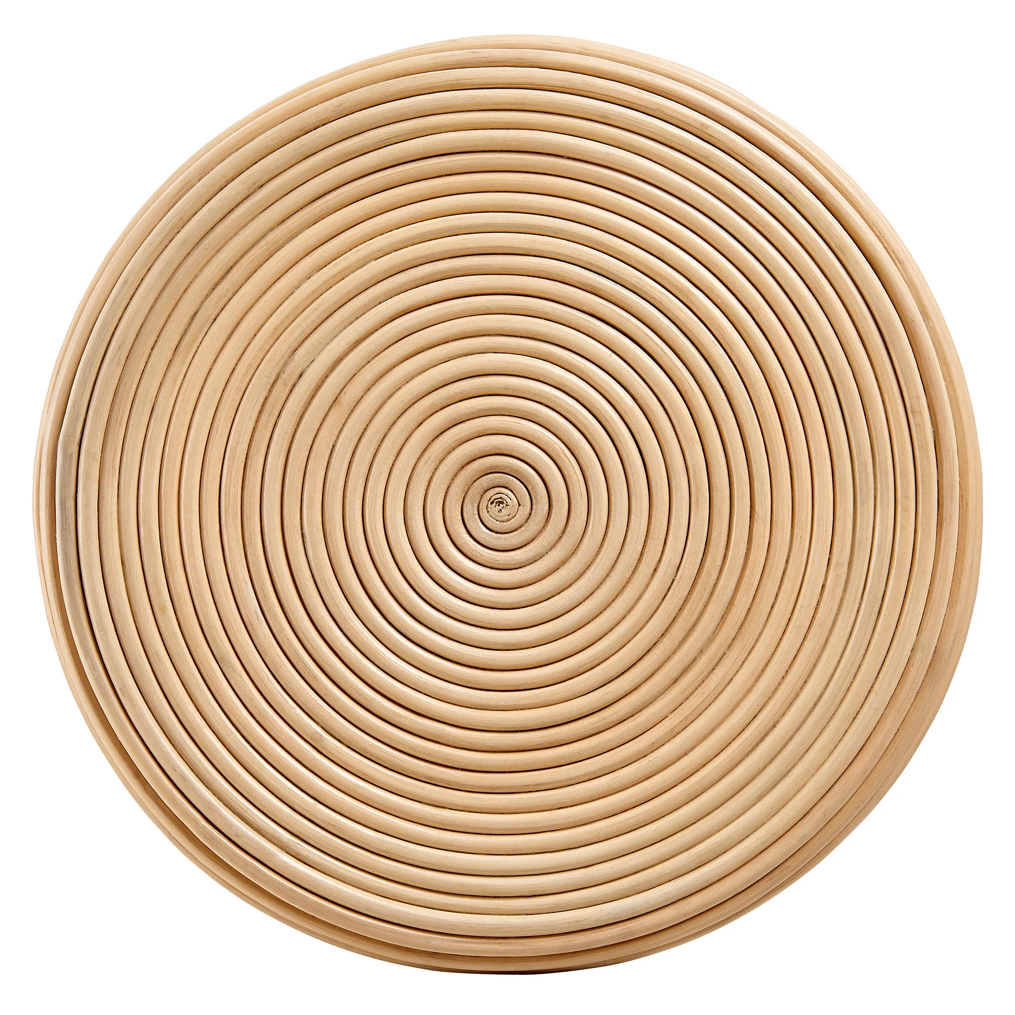 Tavi Hourglass Natural Rattan Round Side Table by Modway - Image 5