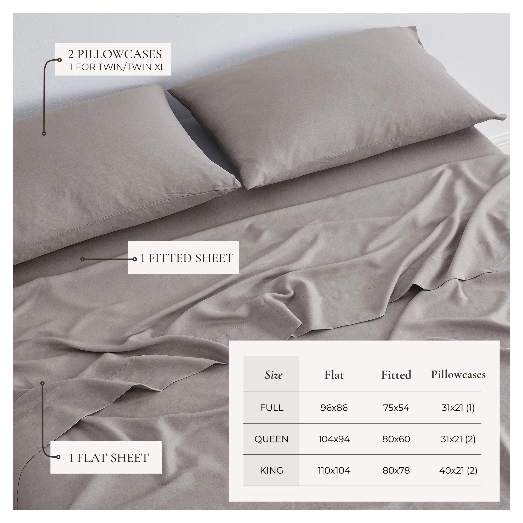 TENCEL™ Lyocell & Linen Blend Sheet Set - Magdalena Collection - Image 26