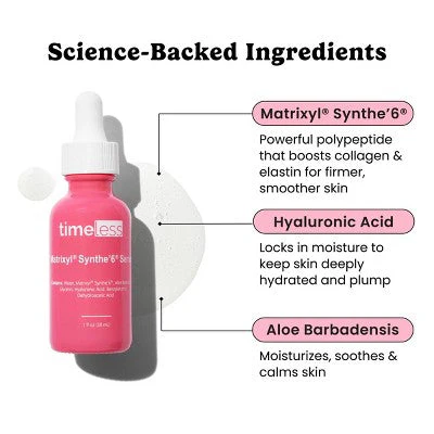 Timeless Skin Care Matrixyl Synthe6 Serum 4 fl oz - Image 4