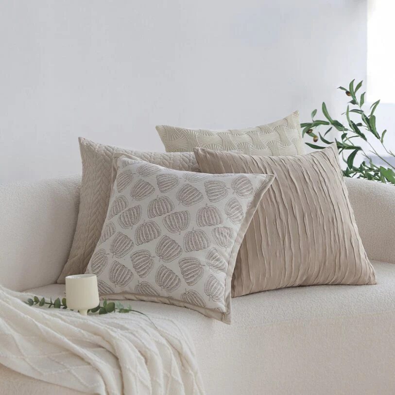Tranquil Touches: Pack of 1 Throw Pillows with Inserts