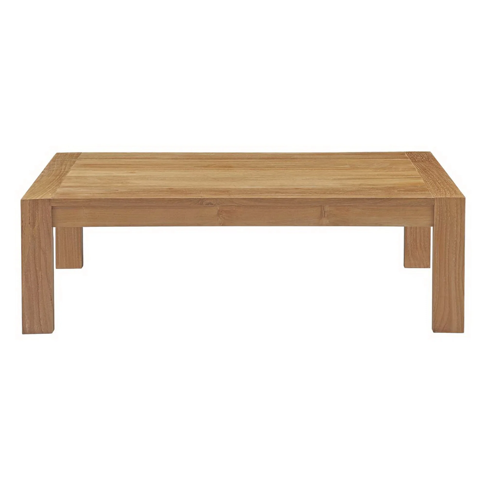Upland Outdoor Patio Wood Coffee Table by Modway - Image 2