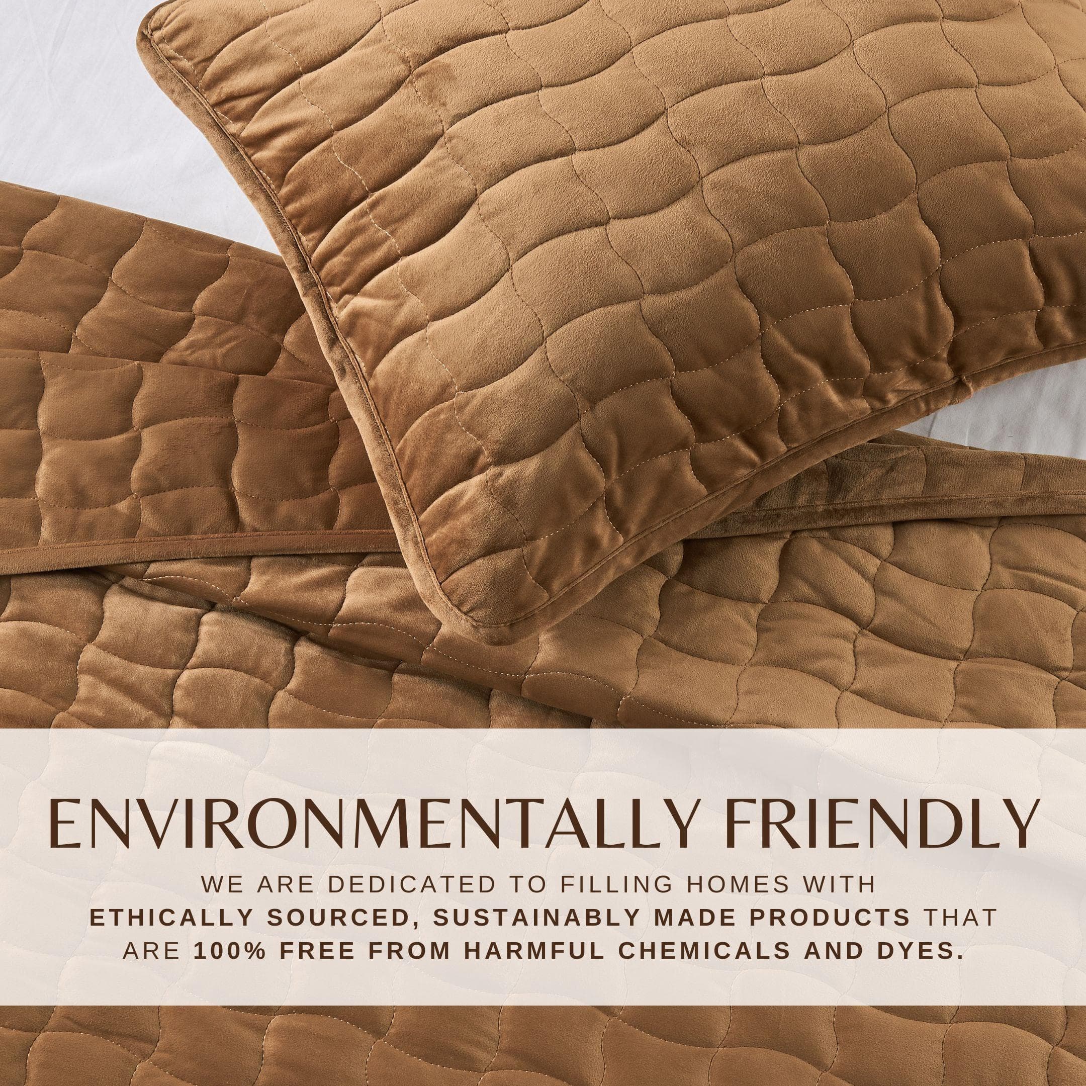 Velvet Box-Stitched Quilt Set - Vivica Collection - Image 34